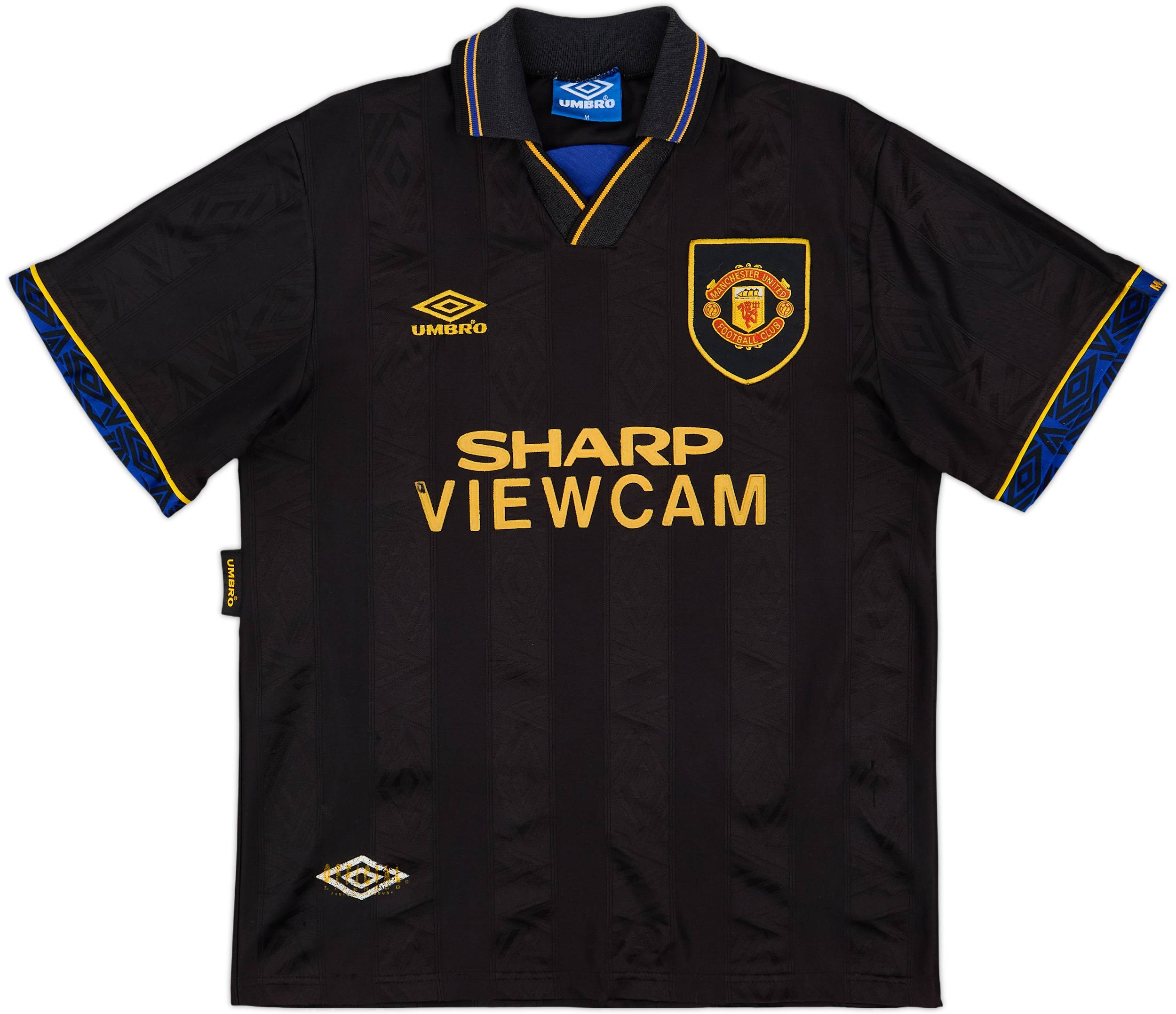 1993-95 Manchester United Away Shirt Cantona #7 - 6/10 - (M)