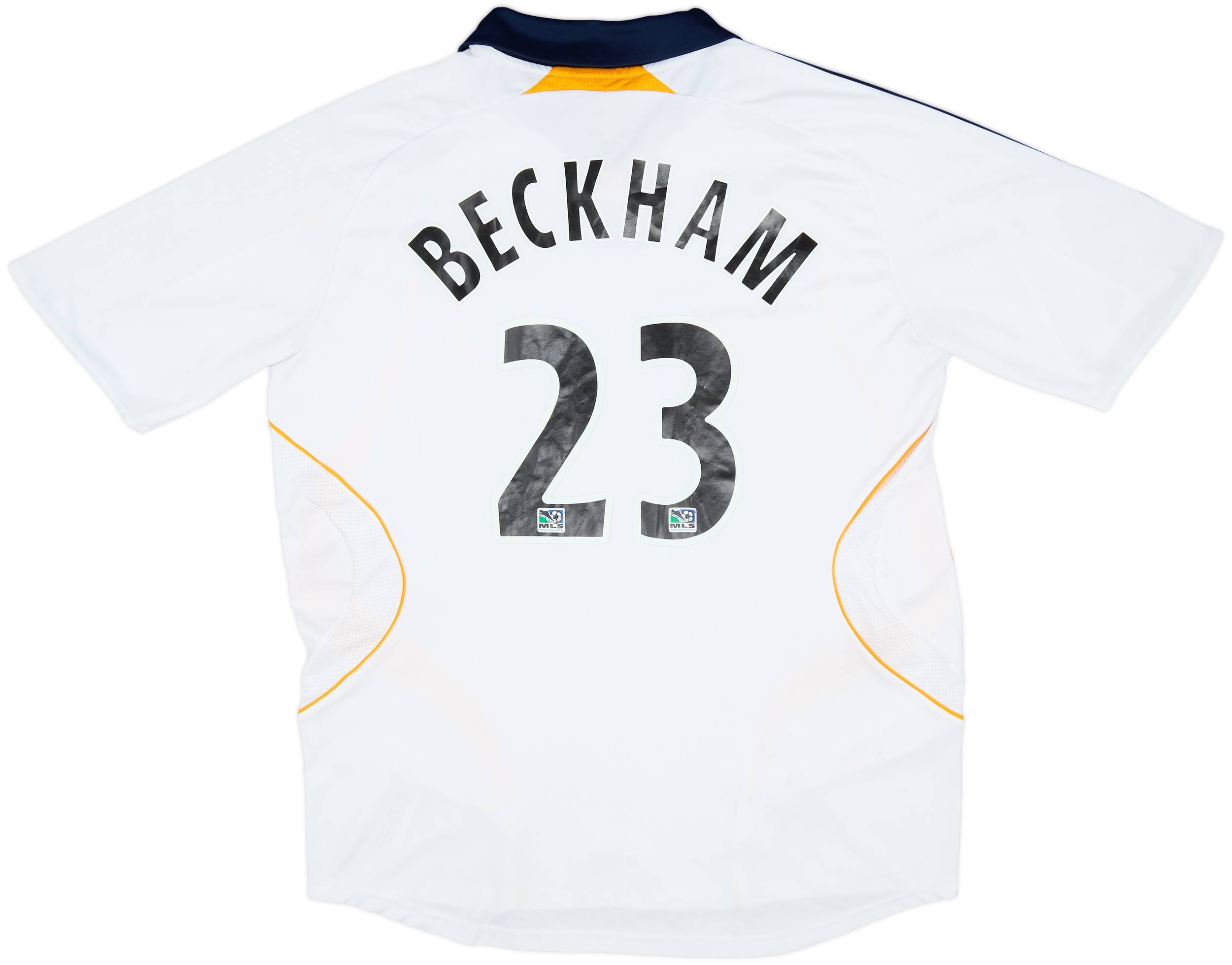 【全商品オープニング価格 特別価格】 Shirt Home Galaxy LA 2007-08 Beckham (XL) - 5/10 - #23 ウェア