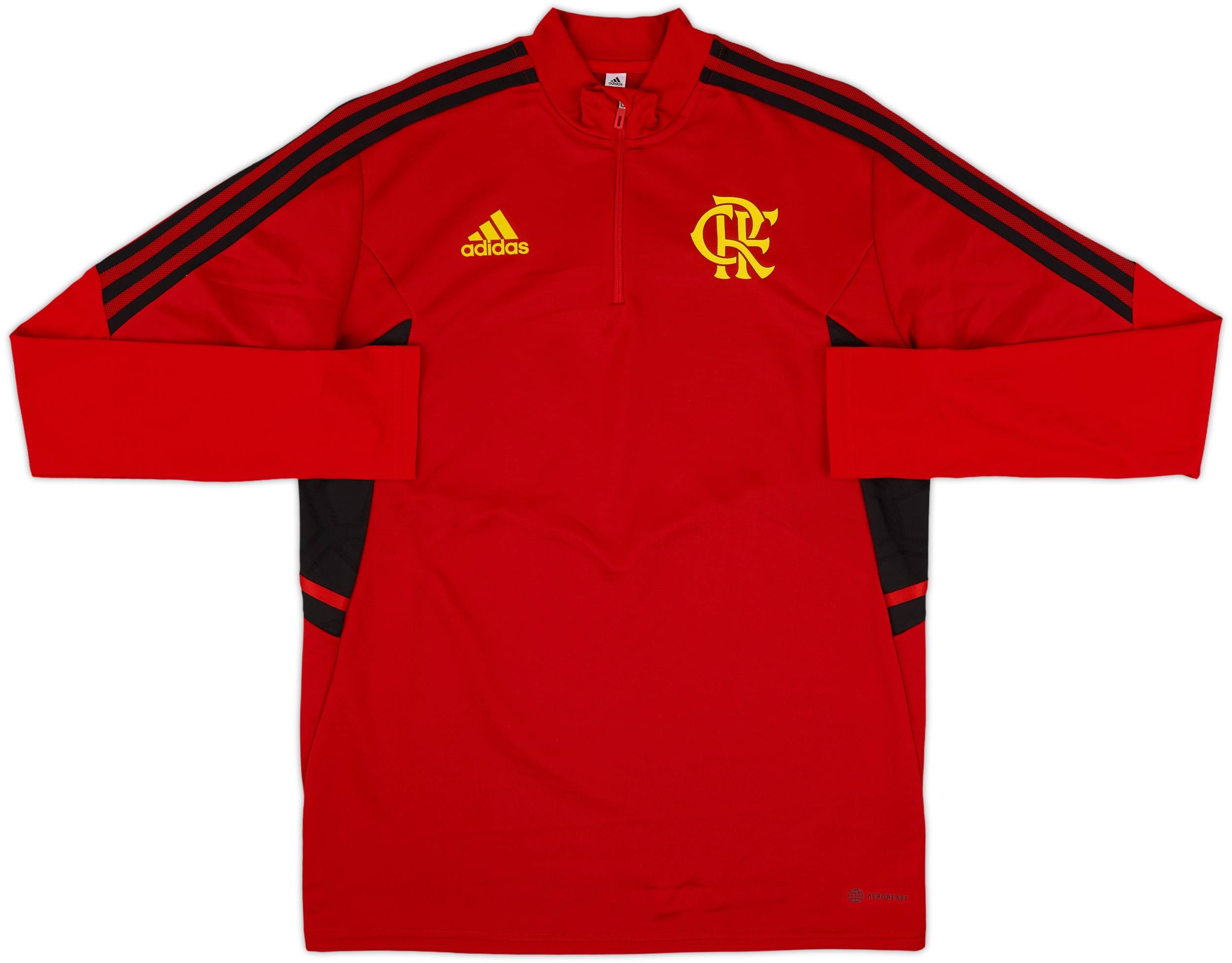 2021-22 Flamengo adidas 1/4 Drill Top - 10/10 - (M)
