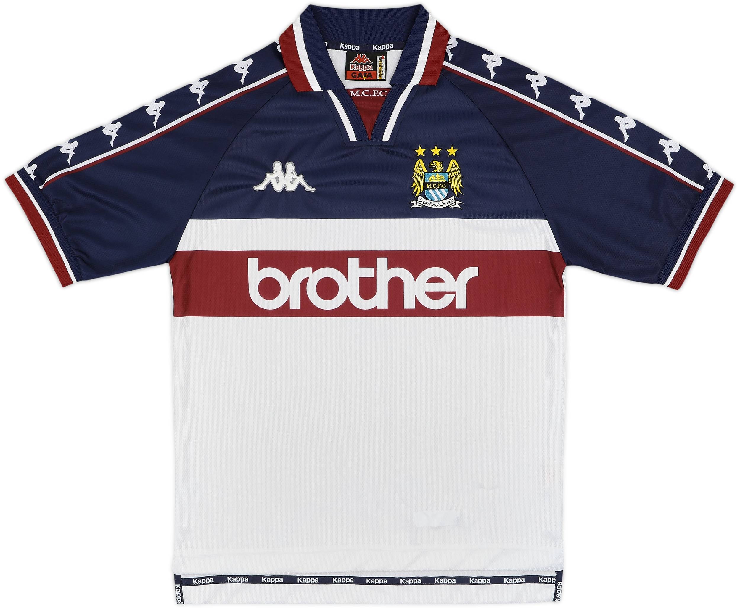 【本物保証】 - Shirt Away City Manchester 1997-98 10/10 (S) - ウェア