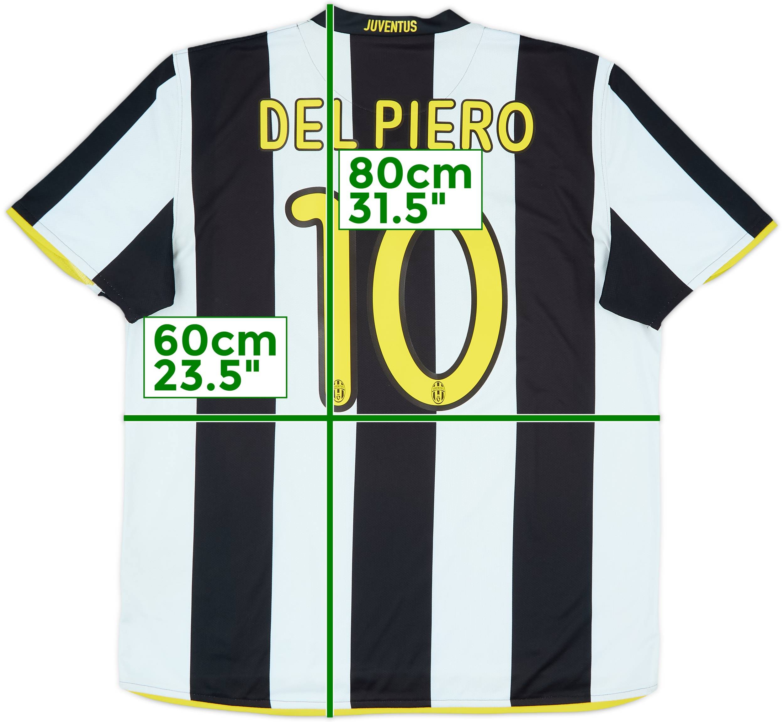 2008-09 Juventus Home Shirt Del Piero #10 - 5/10 - (XL)