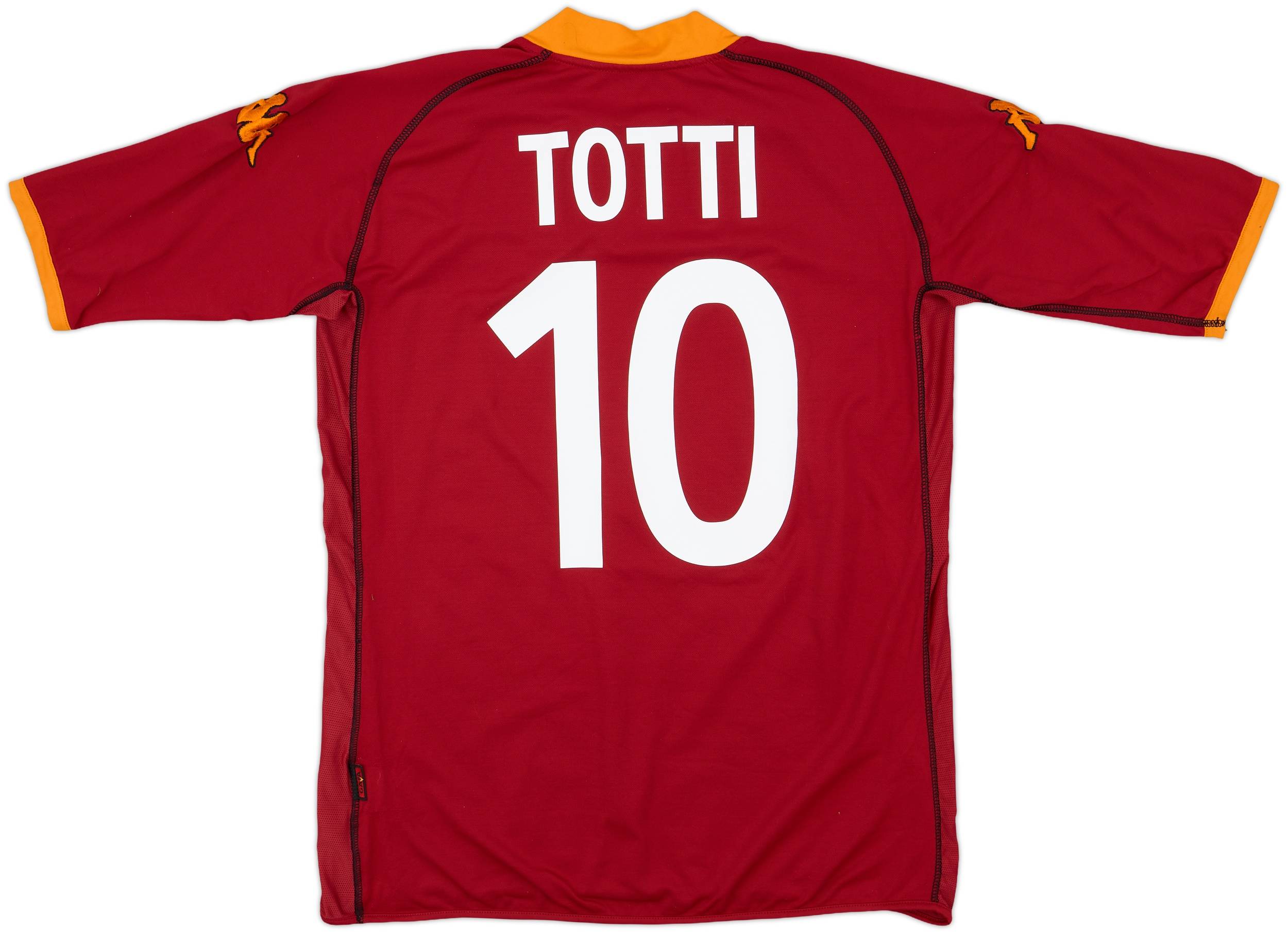 2000-01 Roma Home Shirt Totti #10 - 6/10 - (XXL)