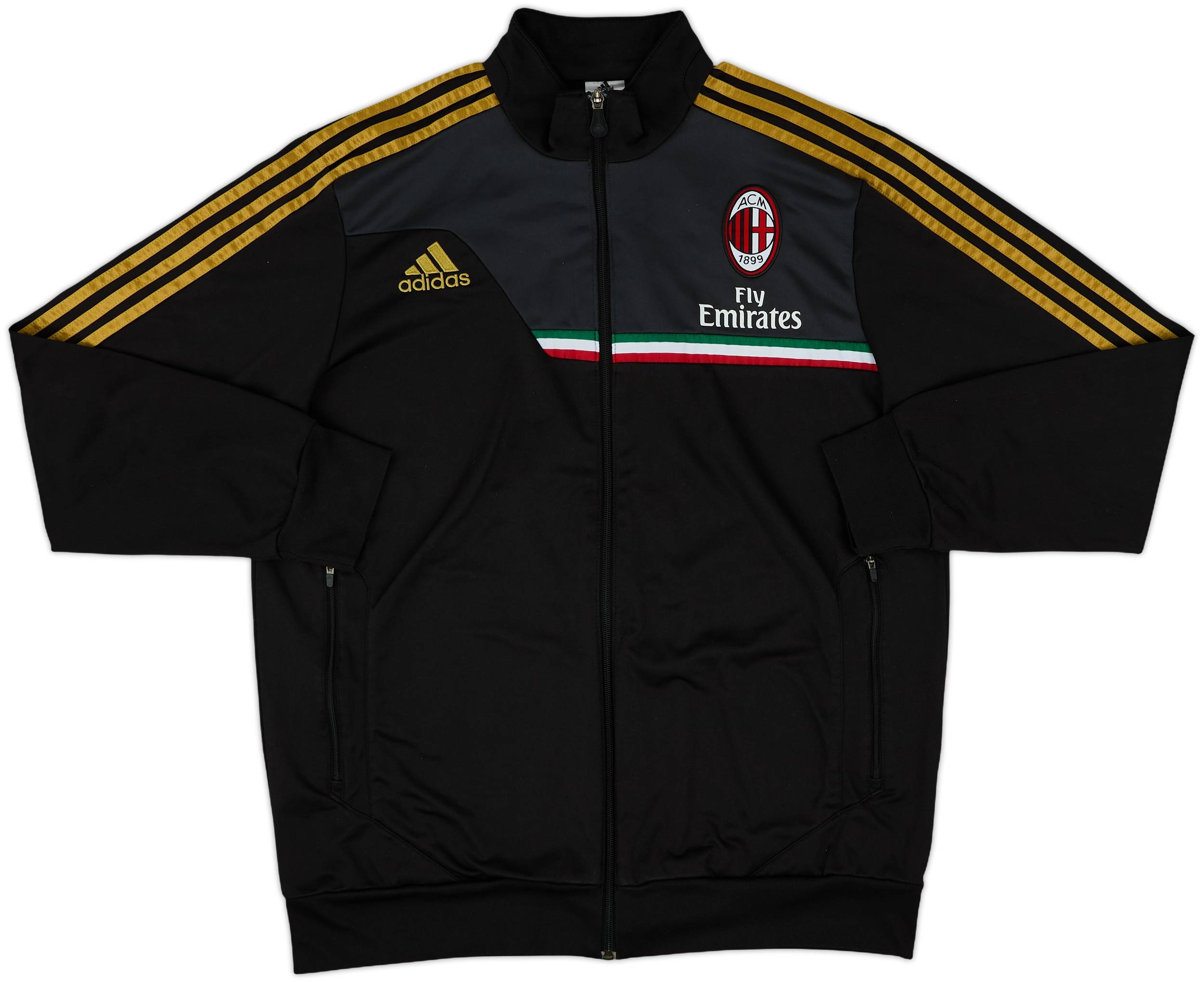 2013-14 AC Milan adidas Tracksuit - 8/10 - (L)