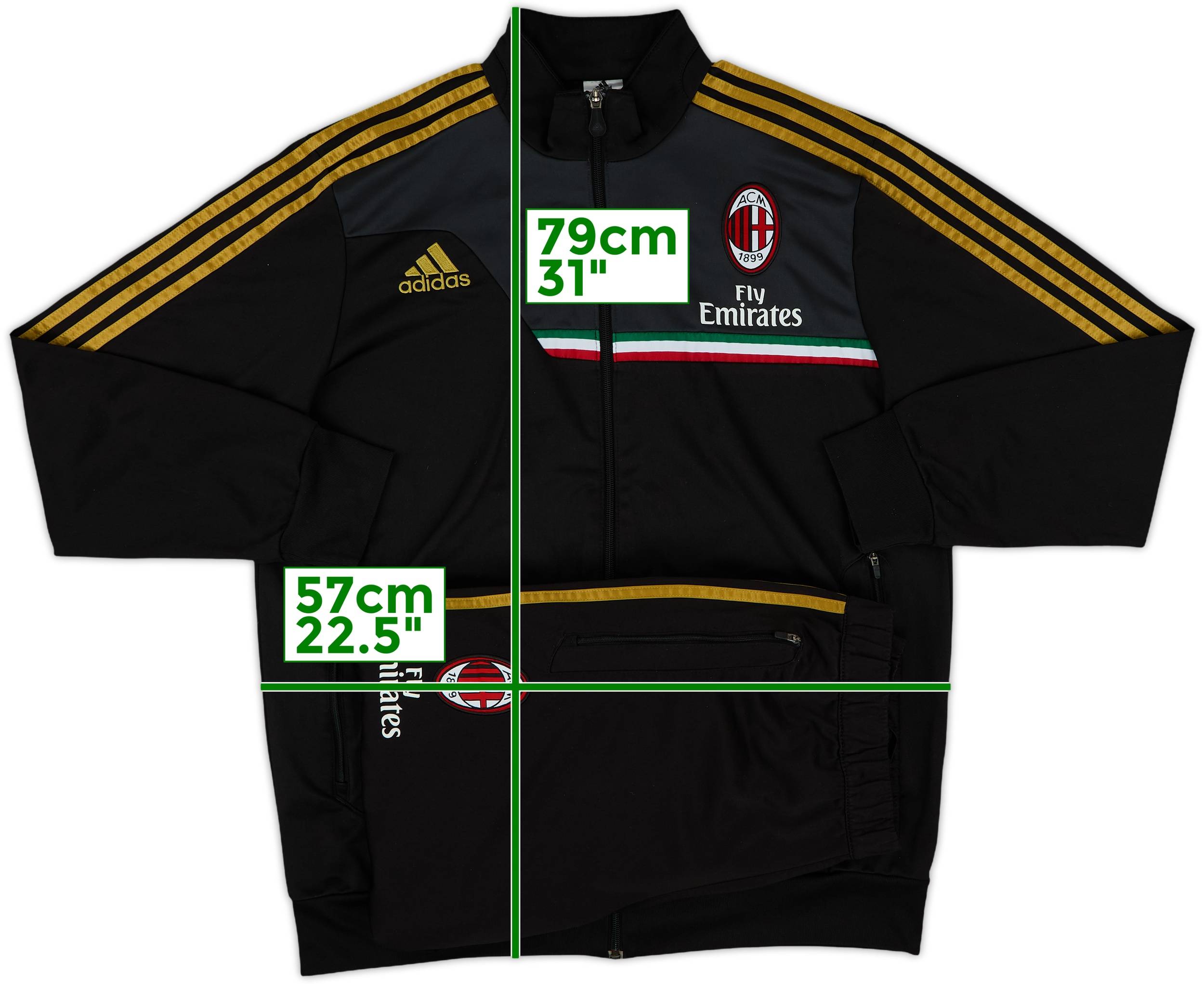 Keisuke Honda AC Milan away jersey size M genuine Adidas