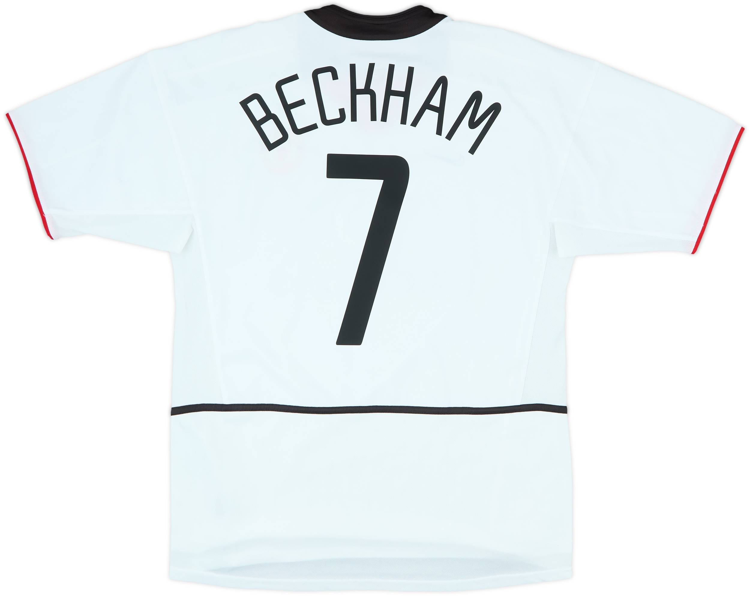 贅沢屋の 2002-03 (M) - 10/10 - #7 Beckham Shirt Away United Manchester トップス