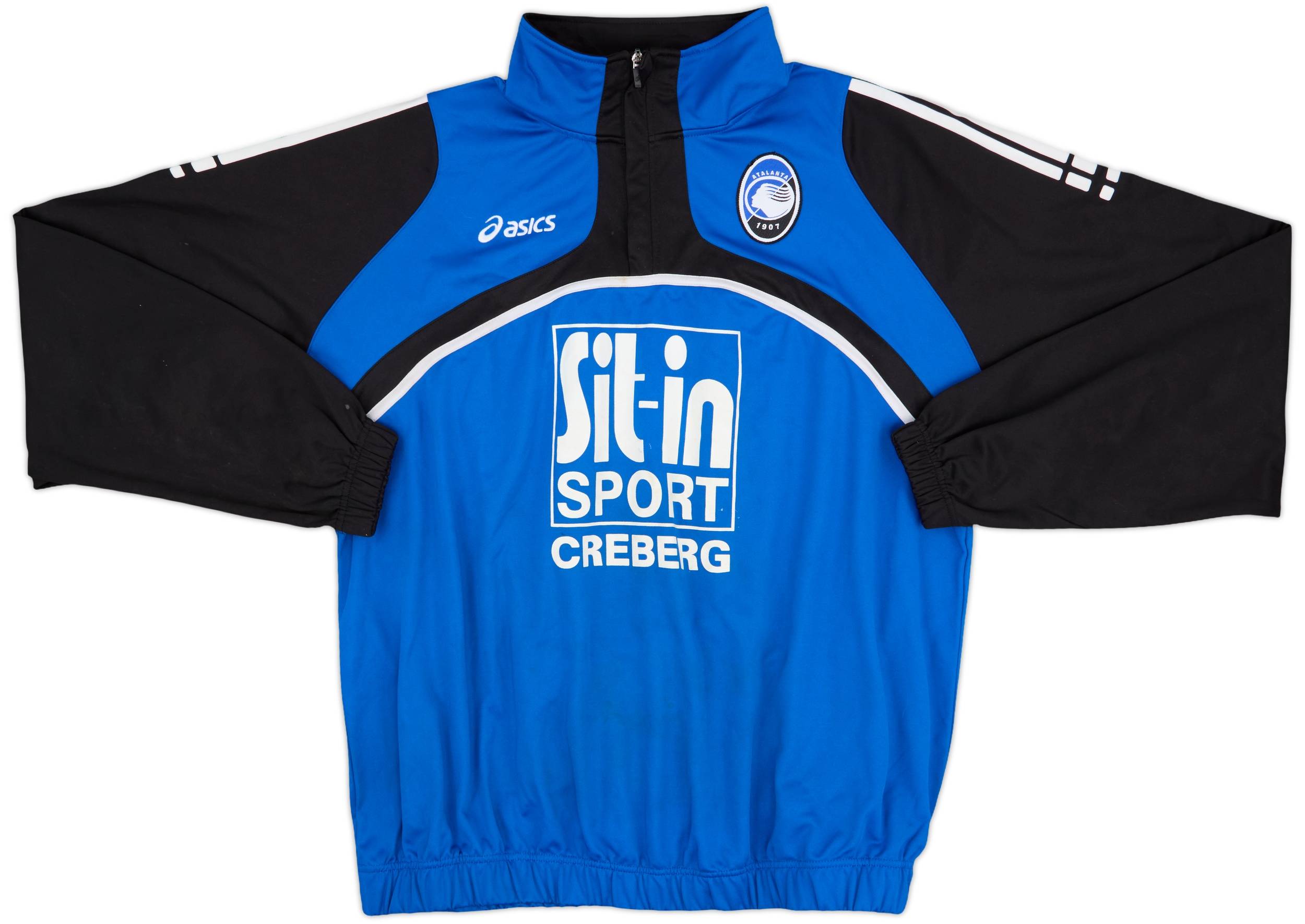 2006-07 Atalanta Asics 1/4 Zip Sweat Top - 7/10 - (XL)