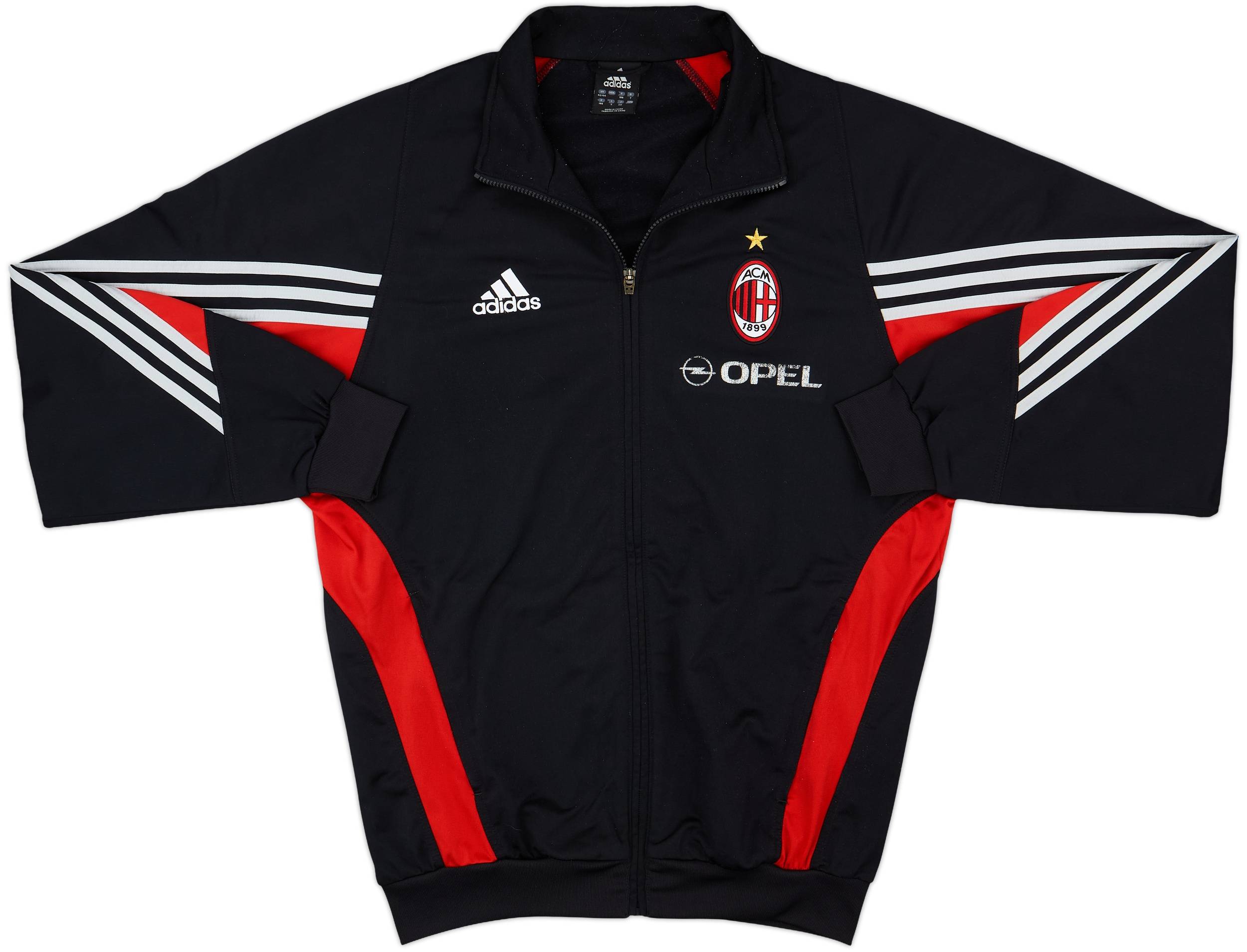 2002-03 AC Milan adidas Track Jacket - 6/10 - (L)