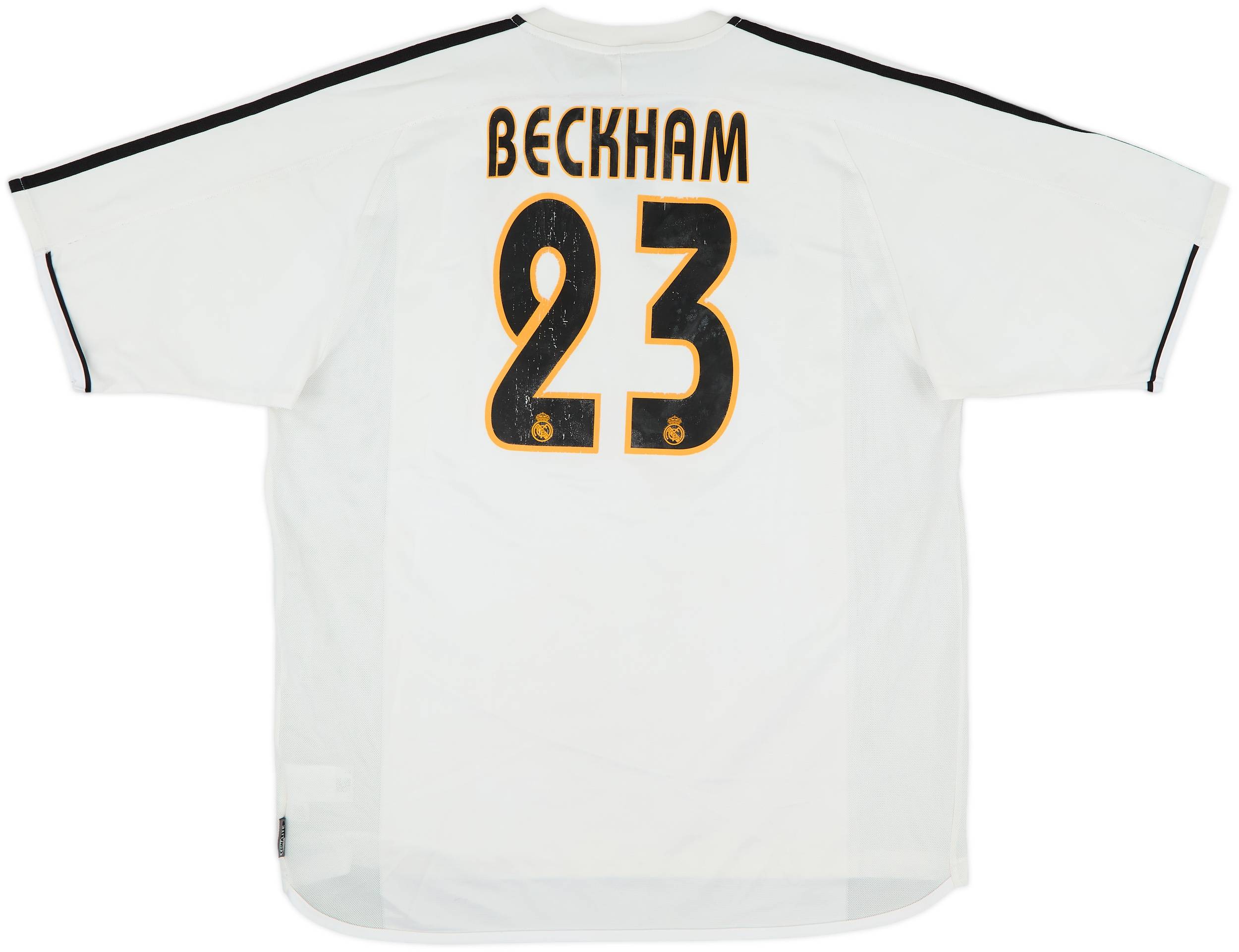 2003-04 Real Madrid Home Shirt Beckham #23 - 5/10 - (XL)