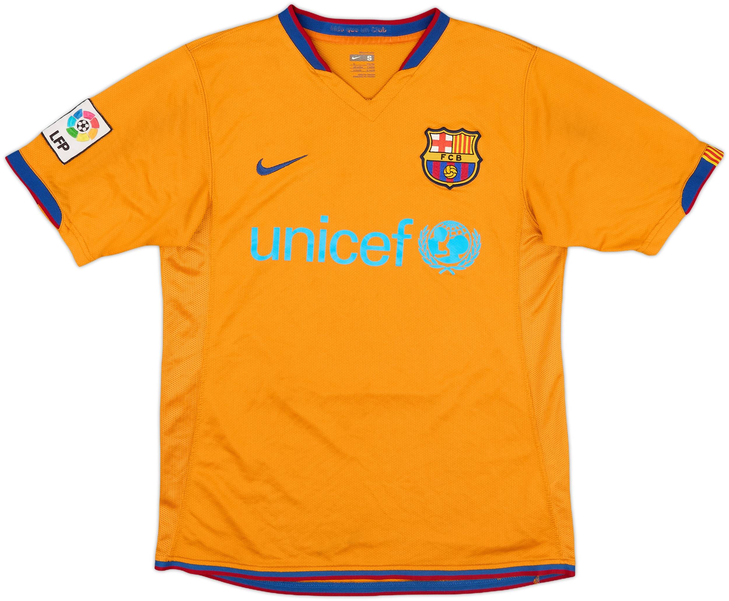 2006-08 Barcelona Away Shirt Ronaldinho #10 - 8/10 - (S)