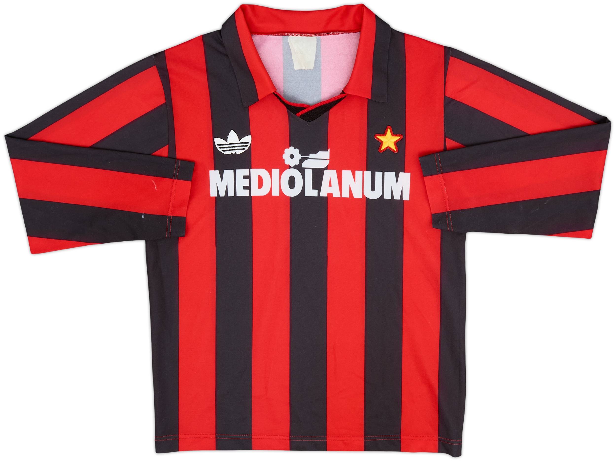 激安単価で Milan AC 1991-92 Home (XS.Boys) - 8/10 - Shirt L/S 記念グッズ
