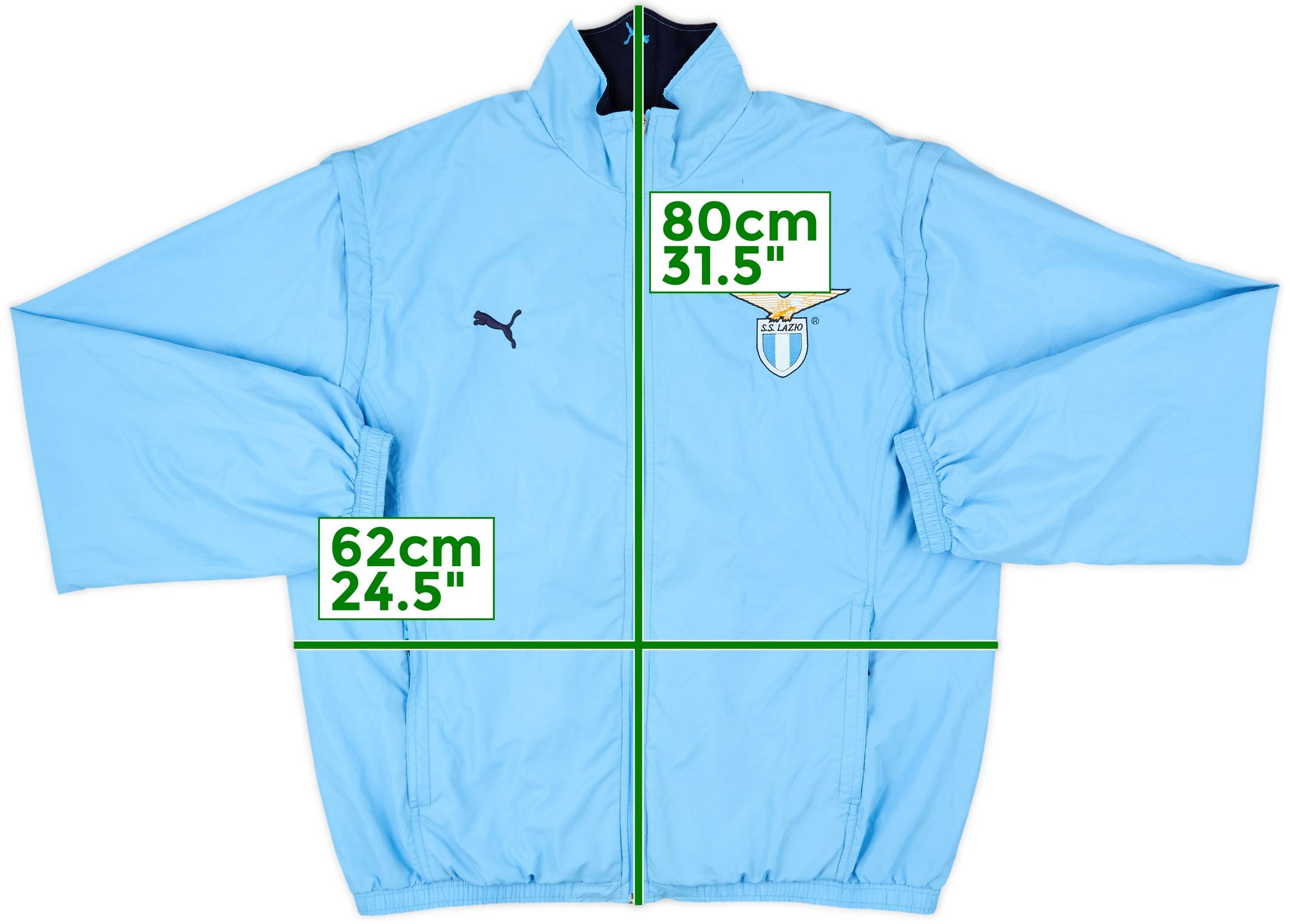 2002-03 Lazio Puma Track Jacket - 9/10 - (XL)