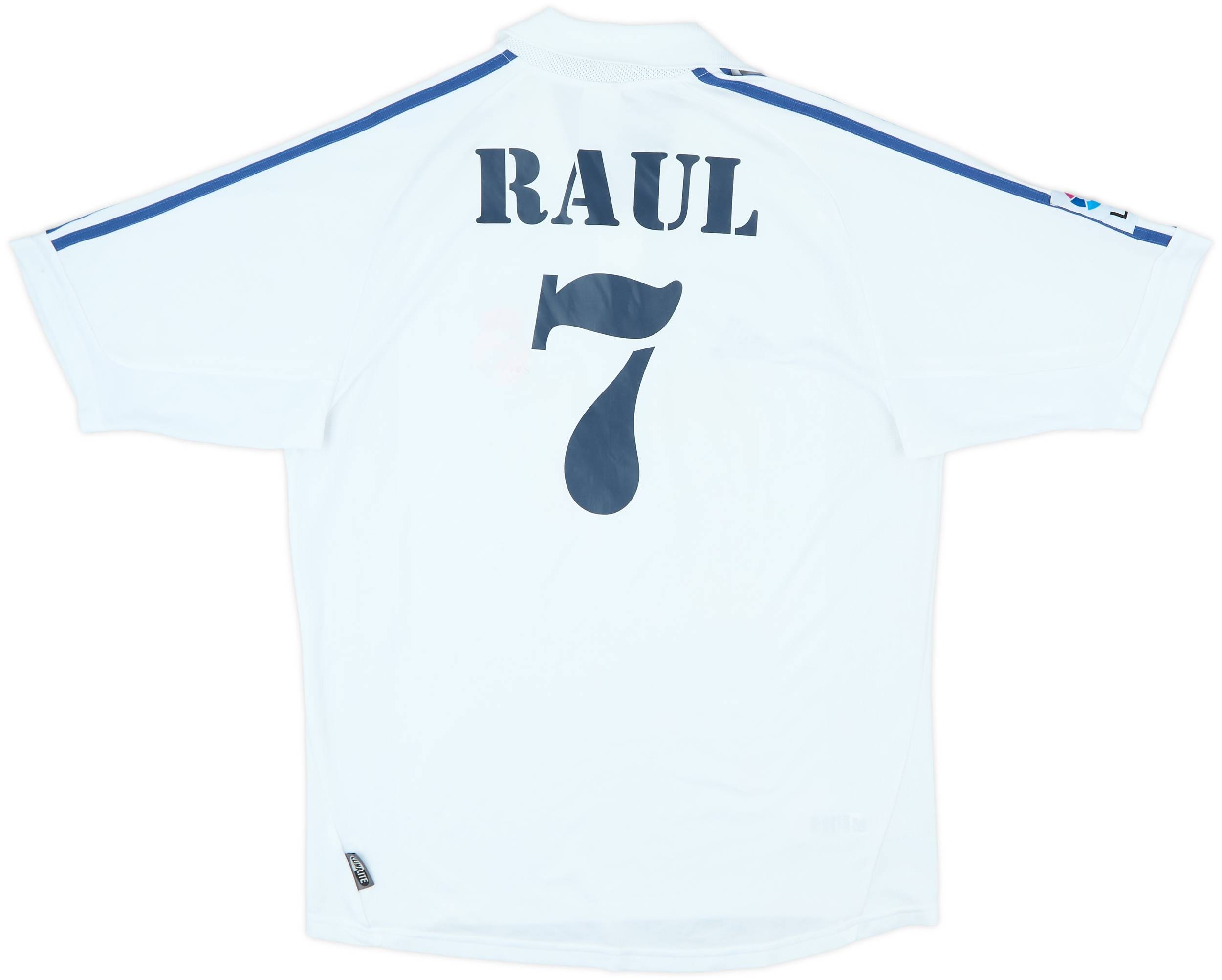 2001 Real Madrid Home Shirt Raul #7 - 6/10 - (M)