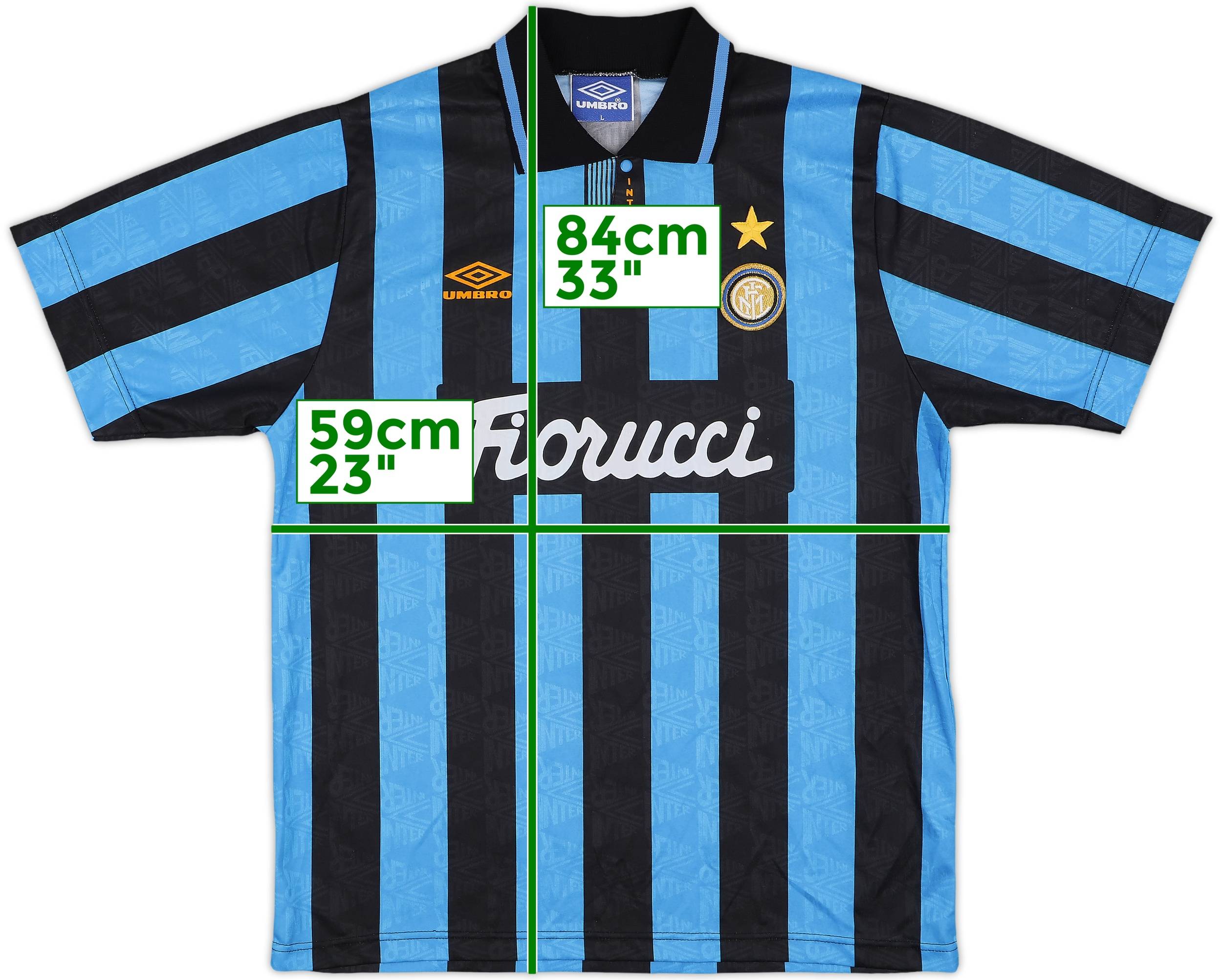 【正規支給92-93Umbro Inter Milan  L/S #9】 正規支給92-93Umbro Inter Milan home L/S #9】