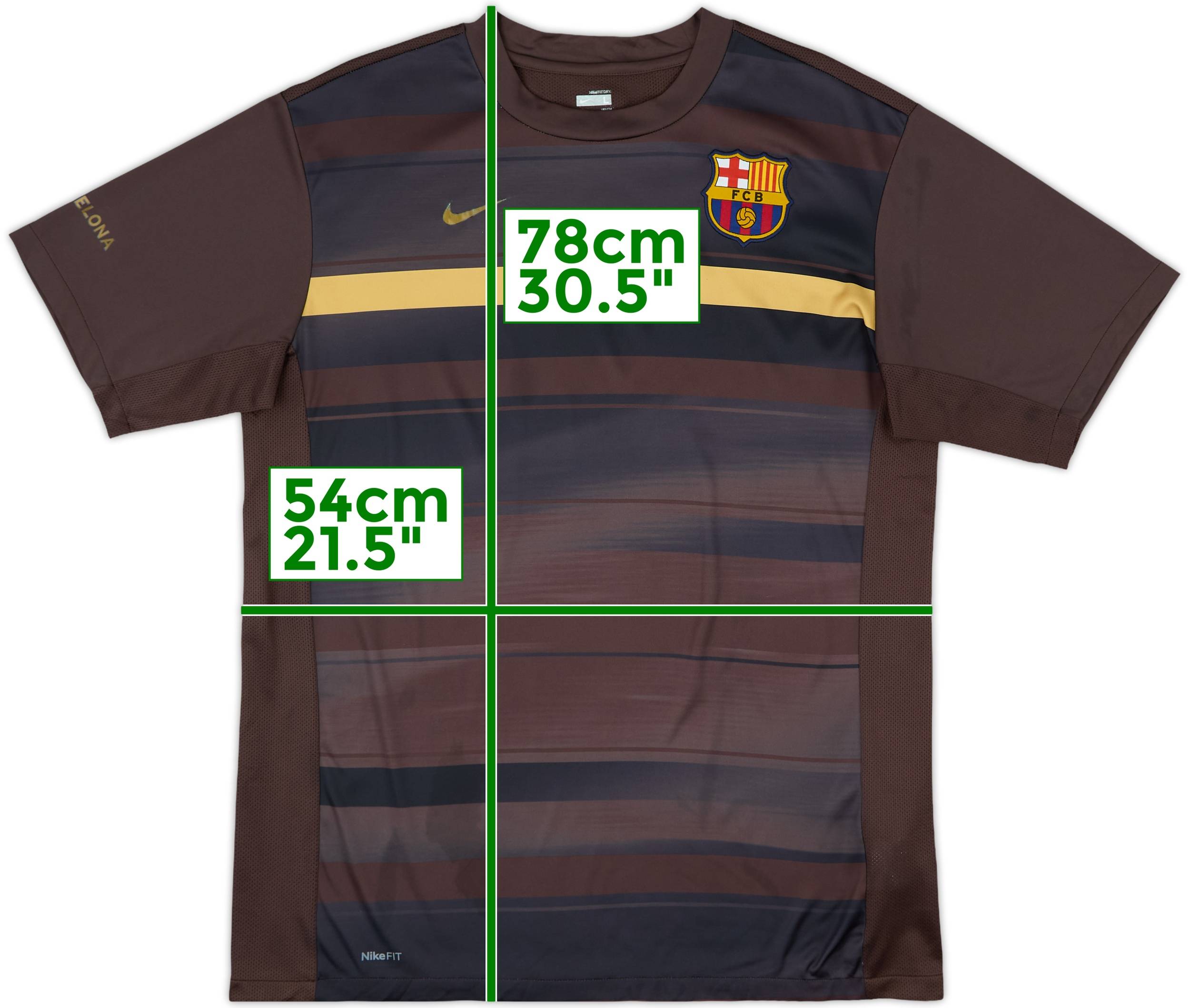 2009-10 Barcelona Nike Training Shirt - 5/10 - (L)
