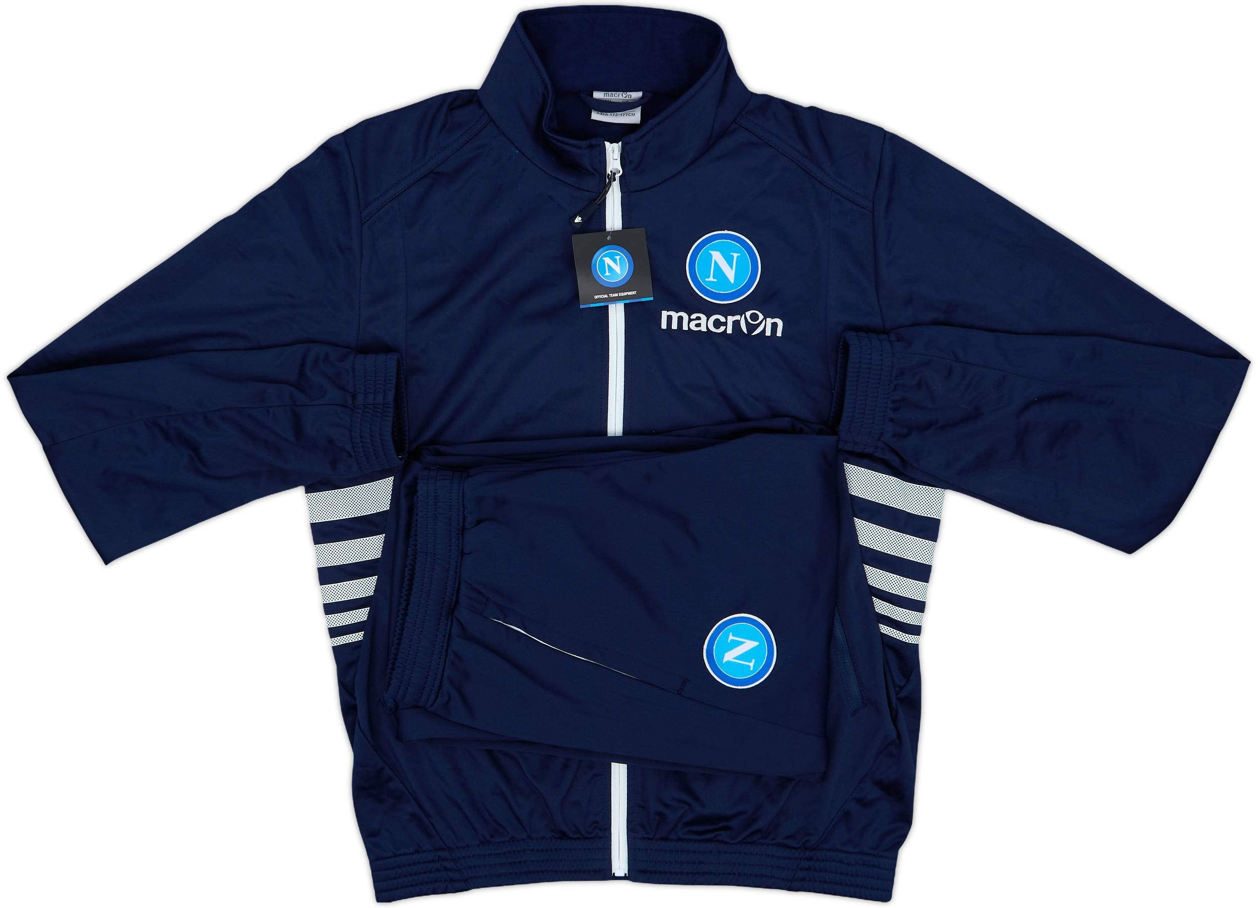 2014-15 Napoli Macron Full Tracksuit (M)