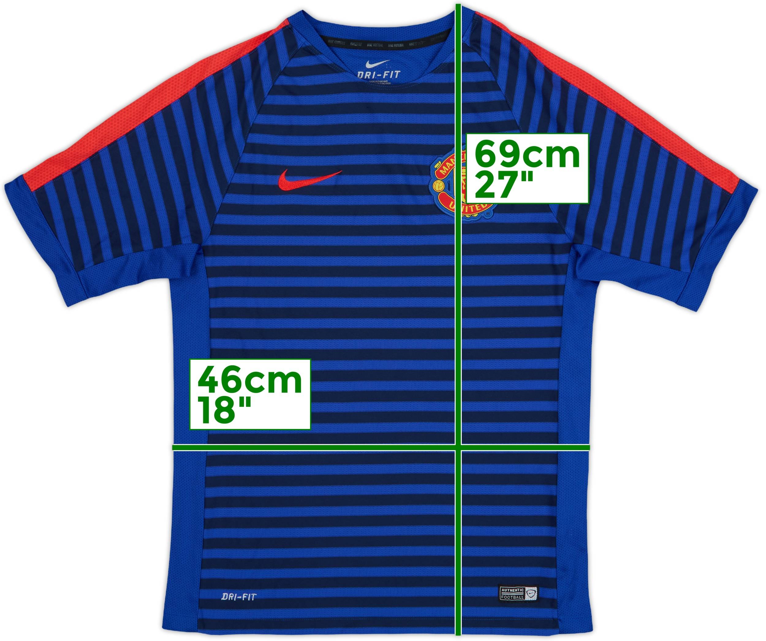 Nike Manchester United 半袖トレーニングT 2013-14 Manchester United Player Issue Nike Training Shirt