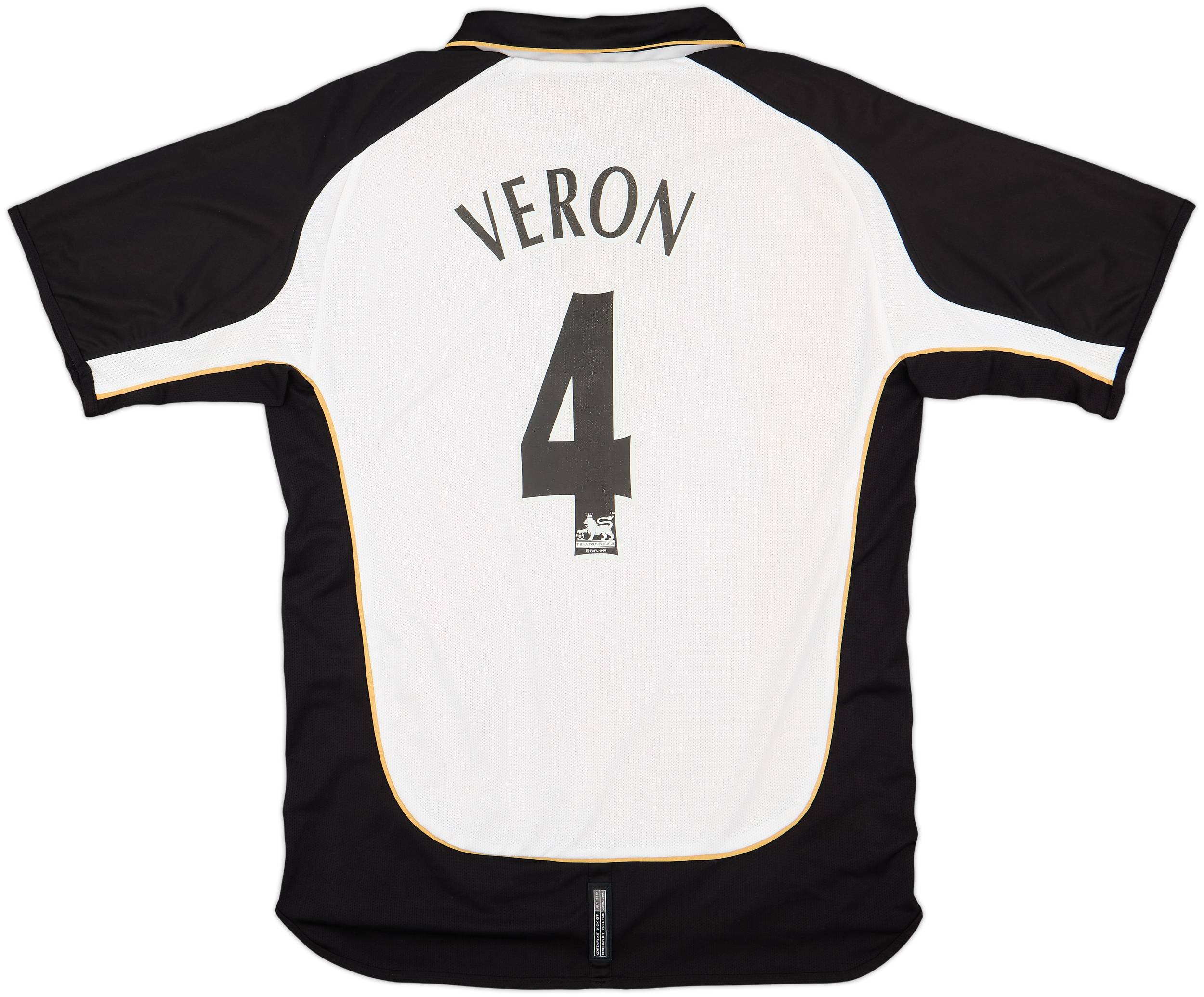 2001-02 Manchester United Centenary Away/Third Shirt Veron #4 - 8