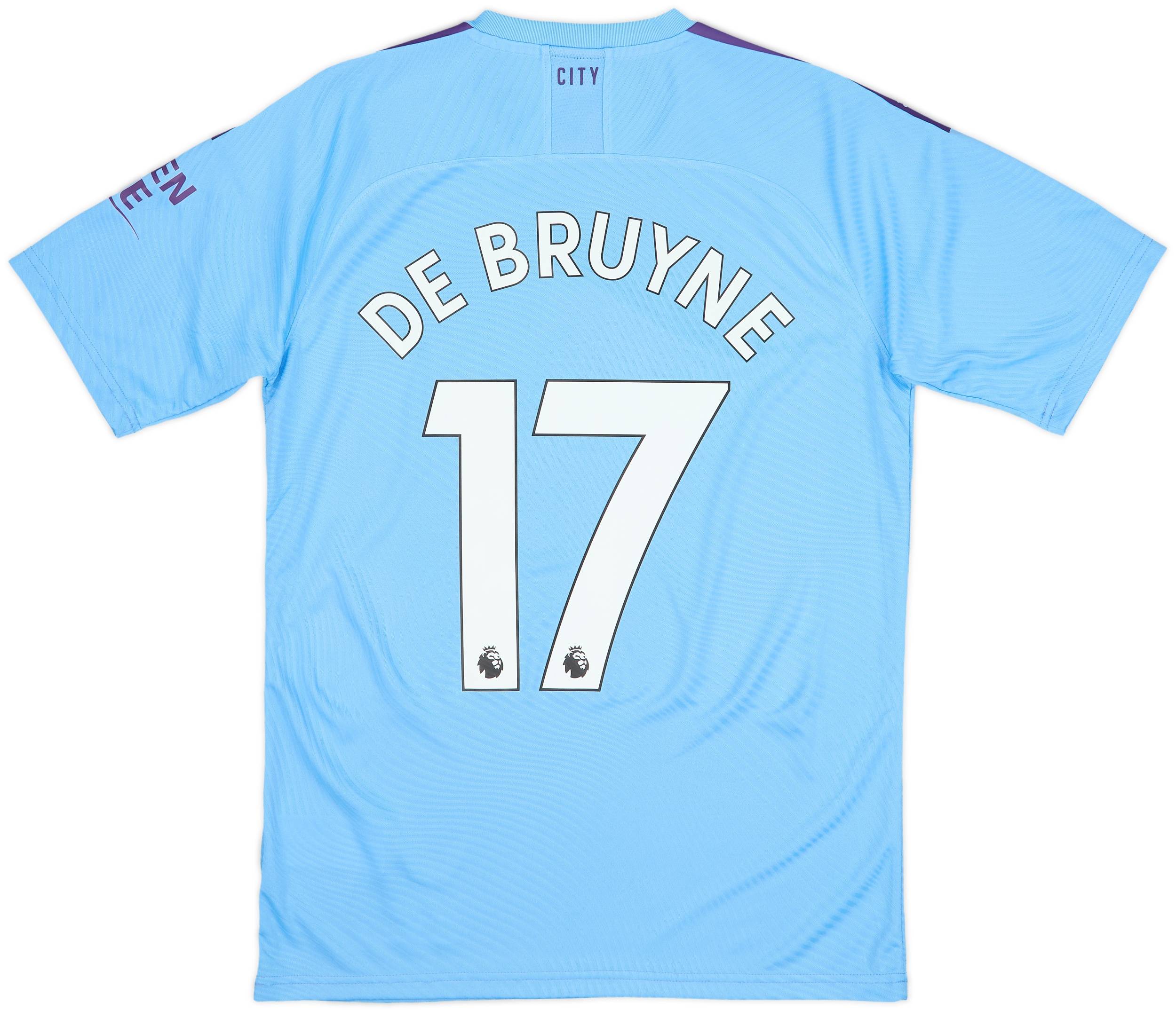 19-20 Manchester City デブライネ #17 2019-20 Manchester City Home Shirt De Bruyne #17 - 7/10