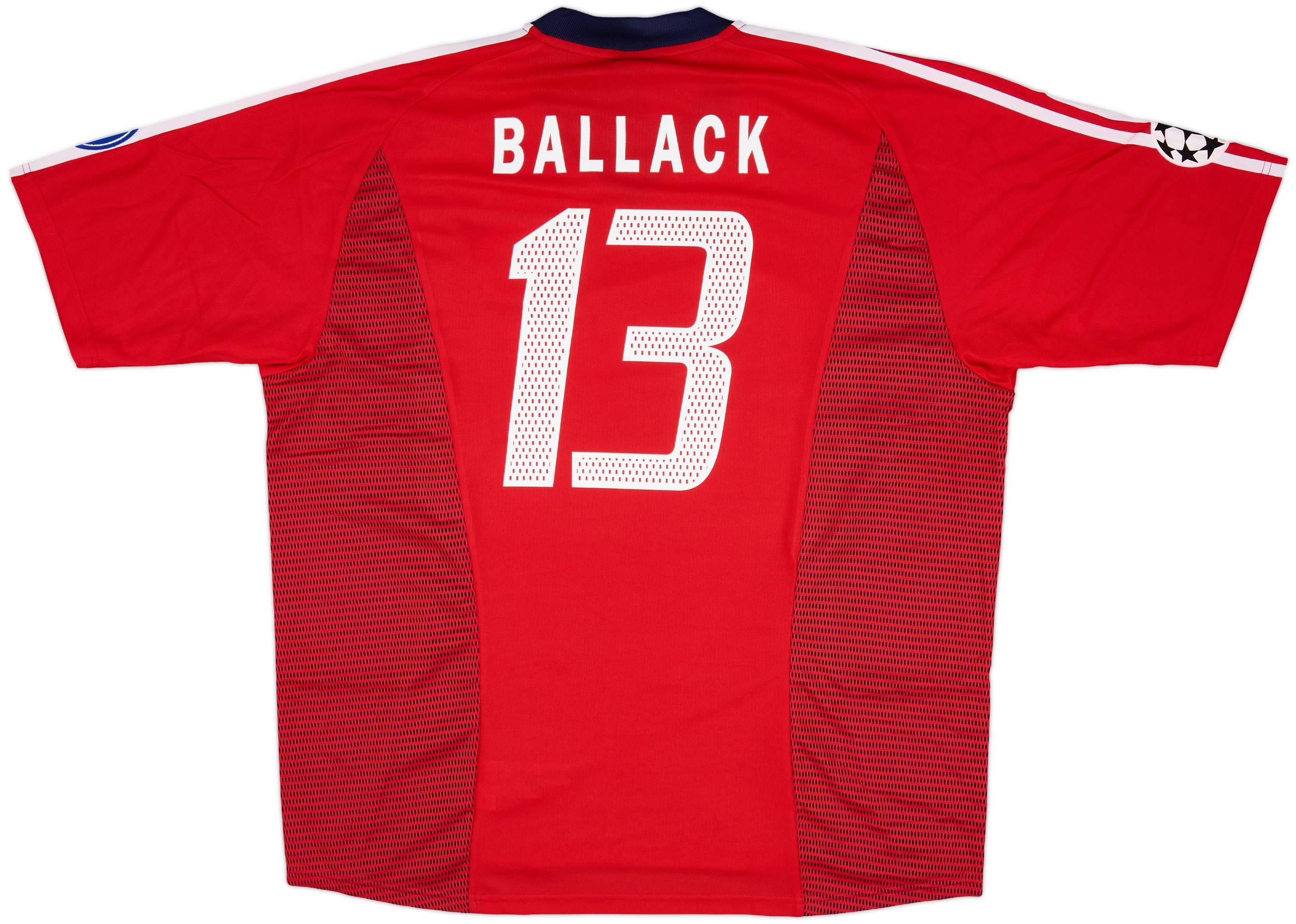 【メーカー公式ショップ】 Munich Bayern 2002-03 CL (XXL) #13 Ballack Shirt ウェア
