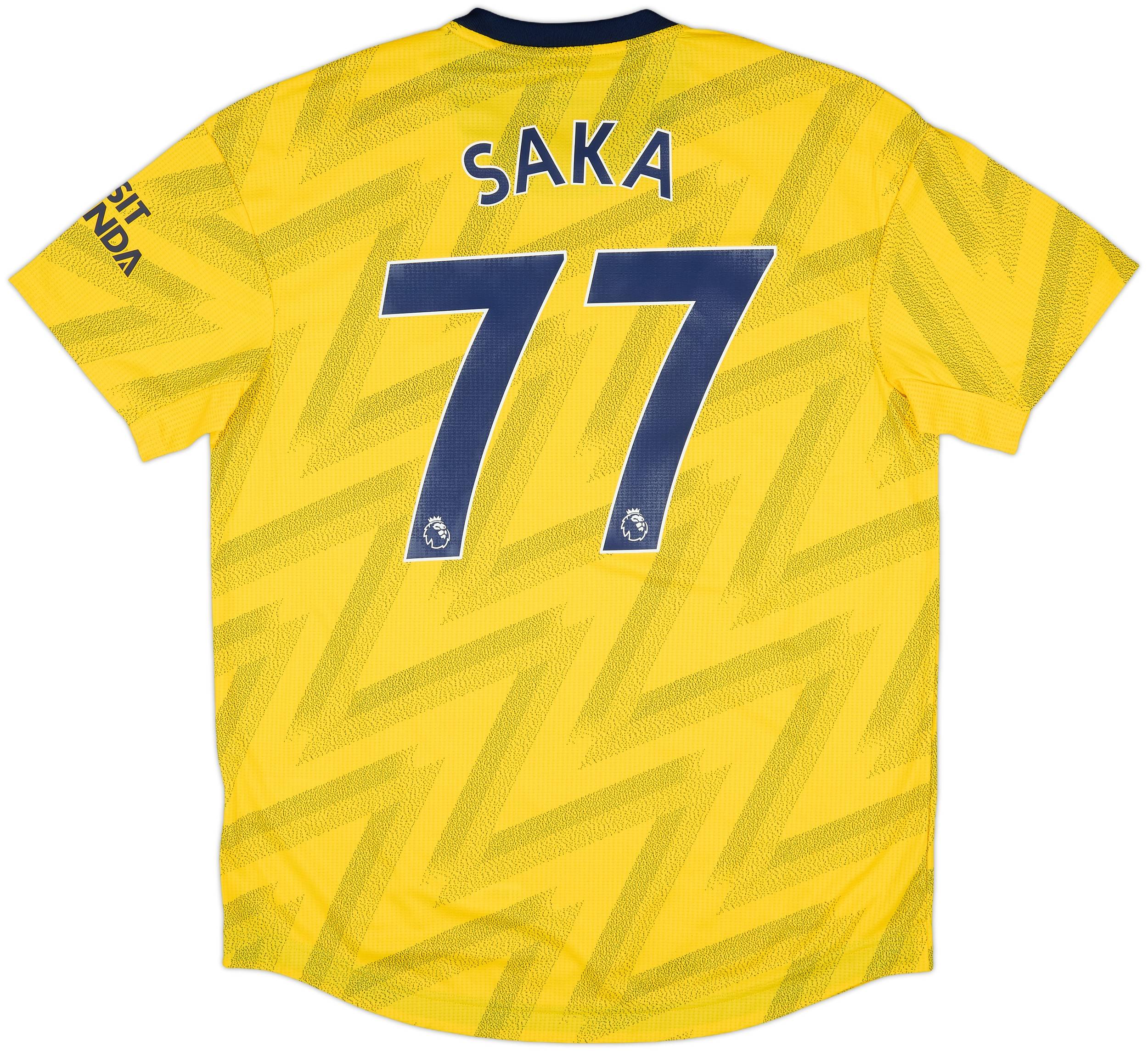 豊富なギフト Away Authentic Arsenal 2019-20 Shirt (L) #77 Saka ウェア
