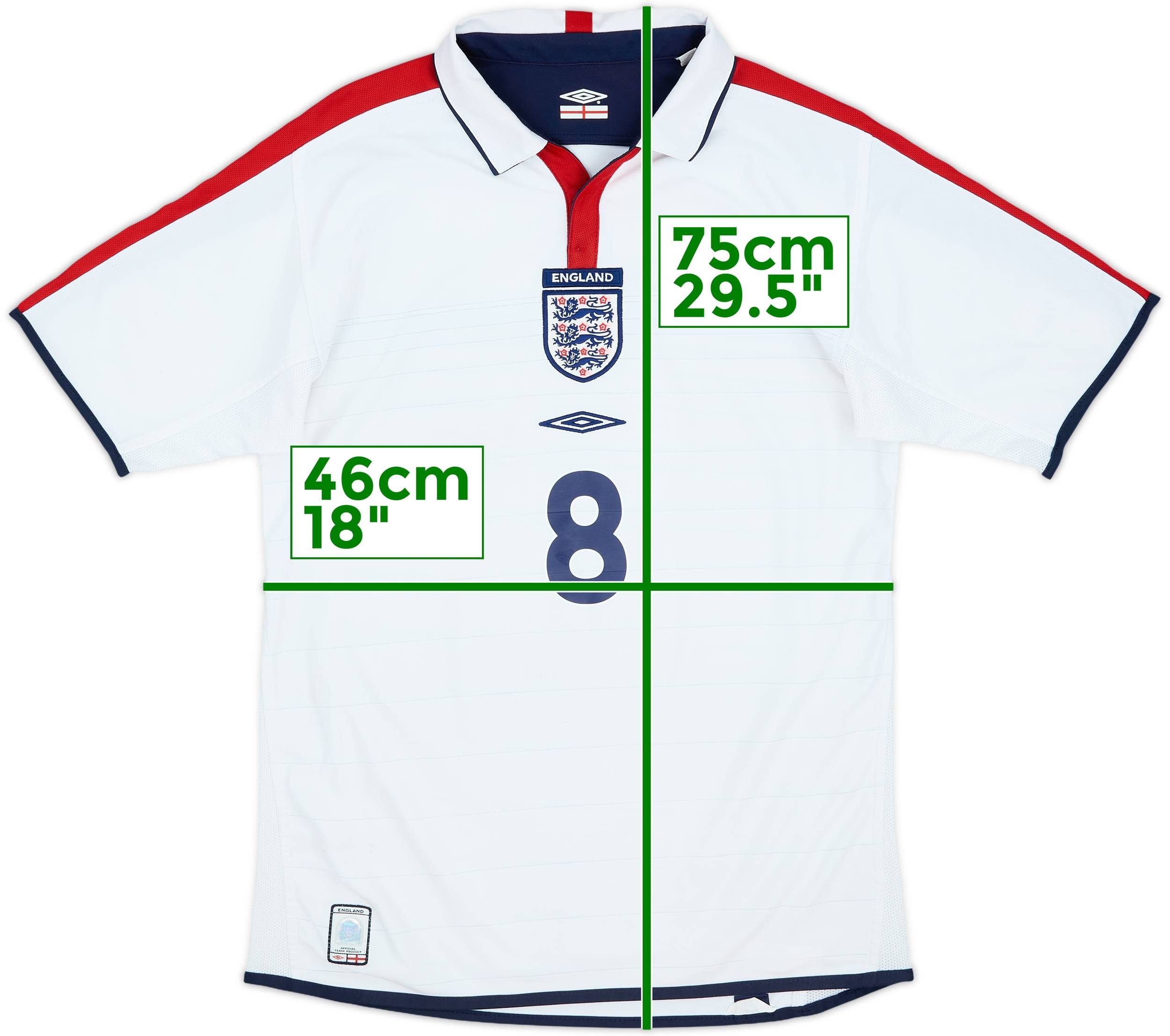 イングランド代表 Umbro シャツ SCHOLES 8 イングランド代表 Umbro