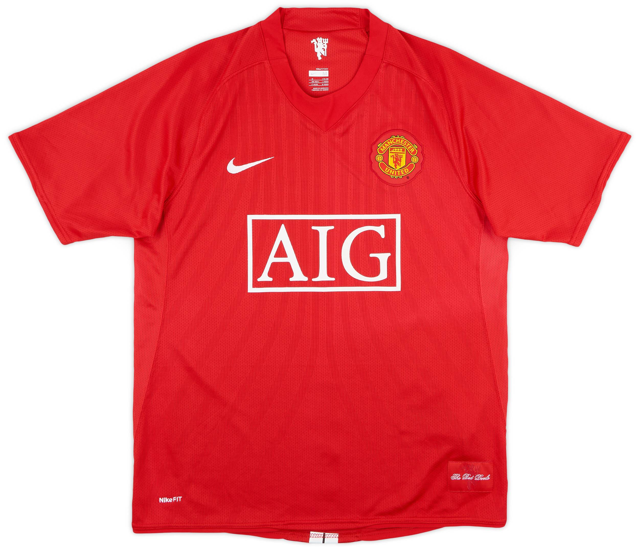 2008-09 Manchester United Home Shirt Ronaldo #7