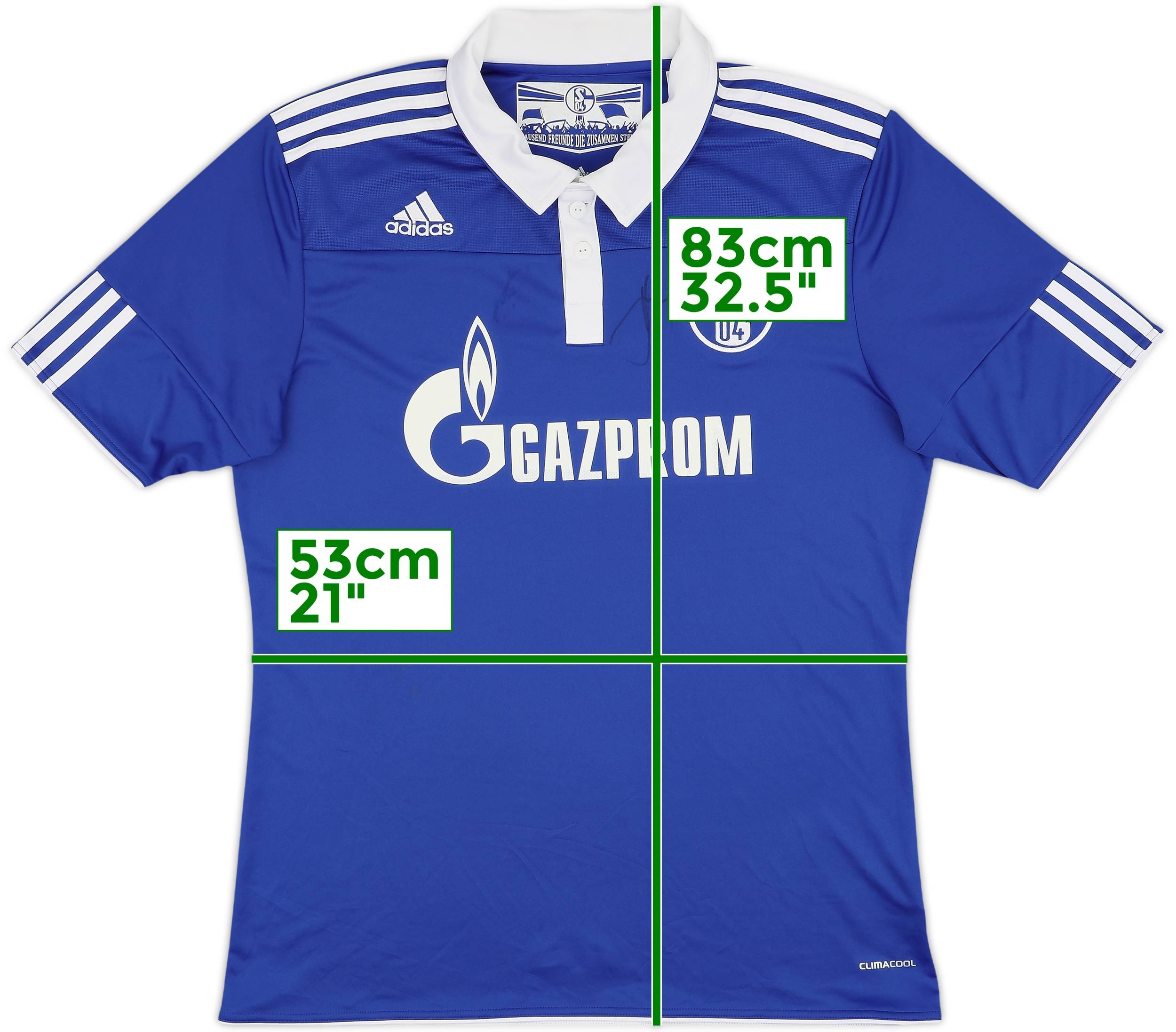 何でも揃う 2010-12 Schalke Signed Home Shirt - 7/10 - (L) 記念グッズ