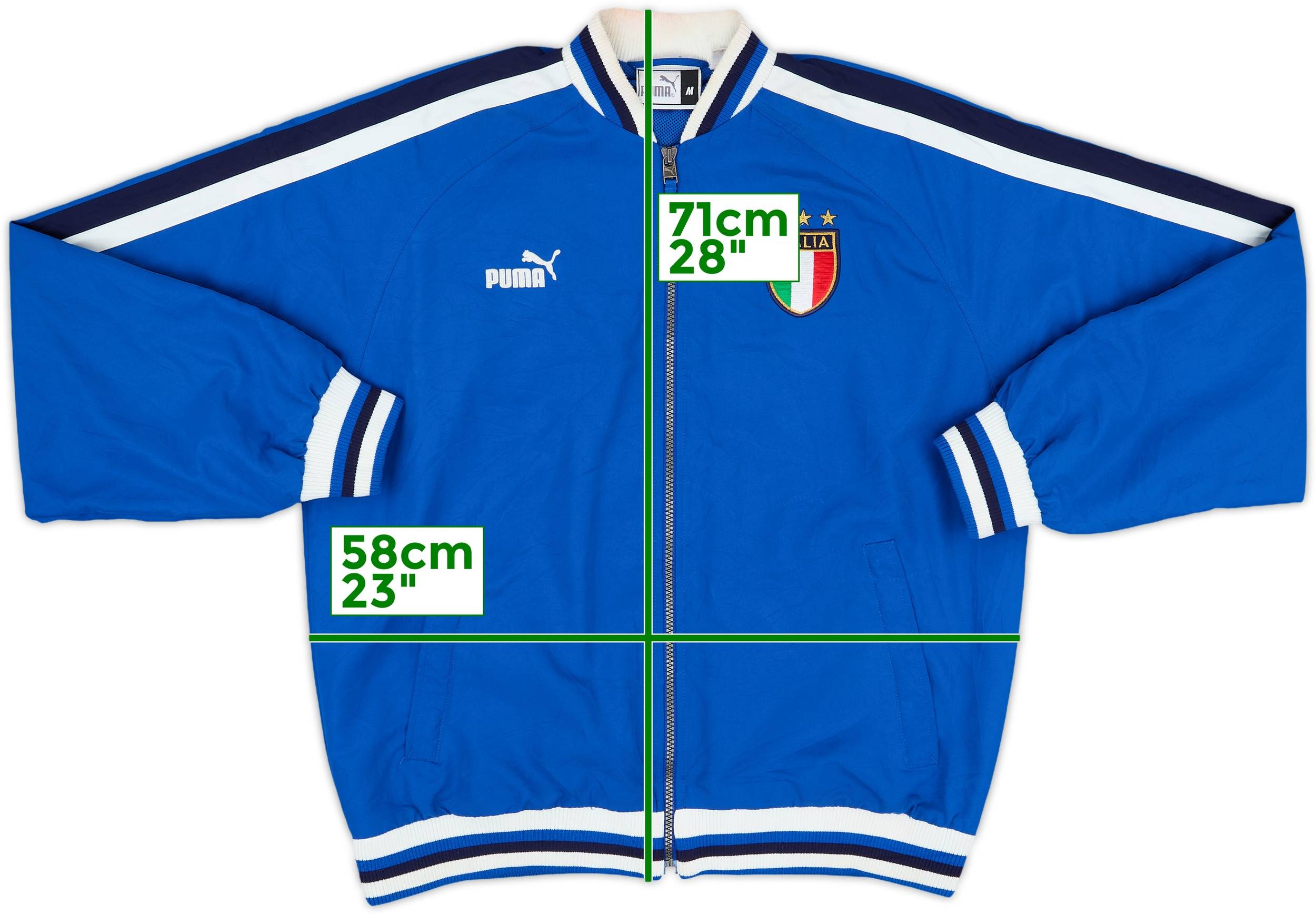 PUMA イタリア代表　ジャケット　Mサイズ PUMA イタリア代表 FTBLCULTURE トラックジャケット 【PUMA