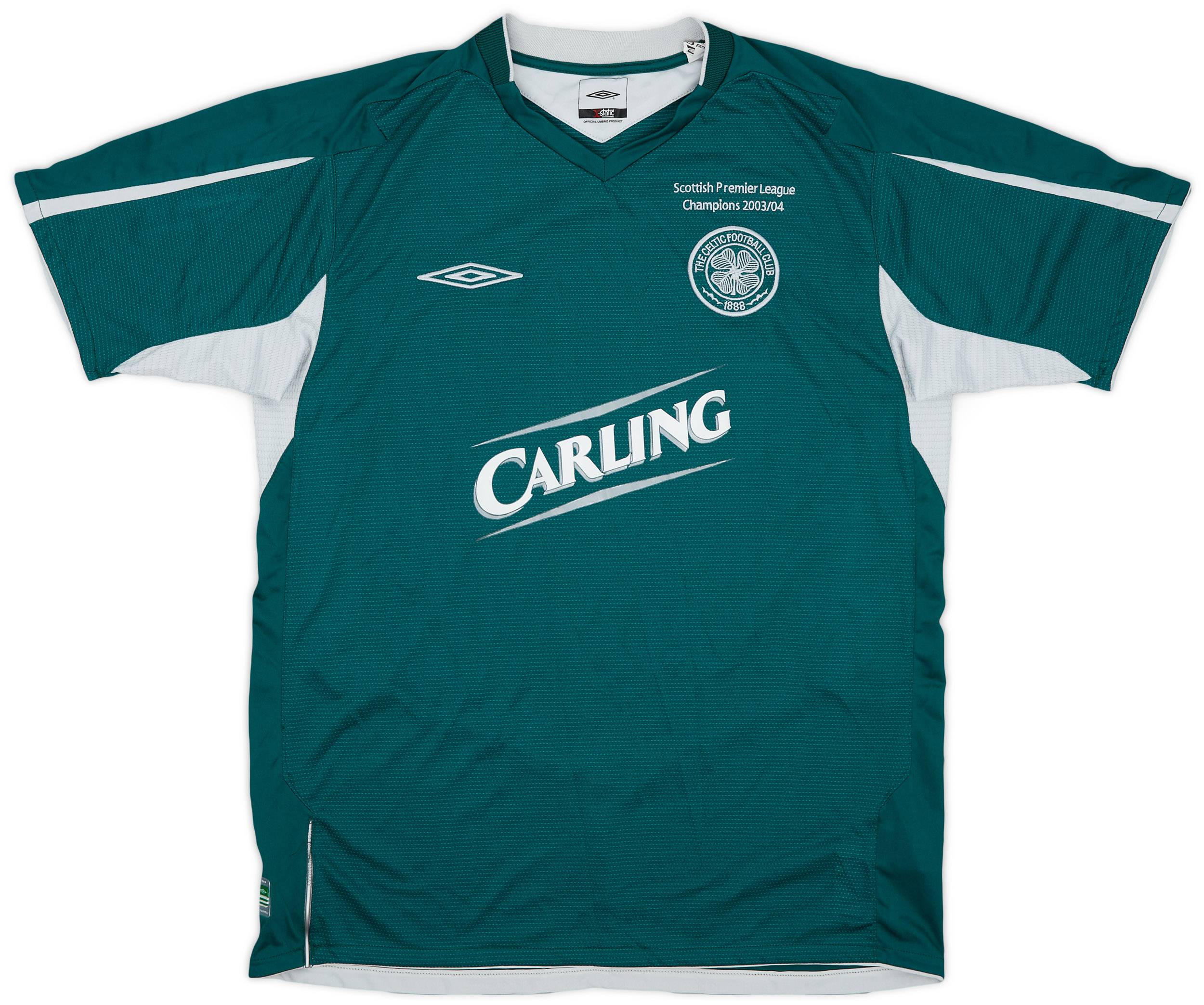 2004-05 Celtic Home Shirt - 9/10 - (XL.Boys)