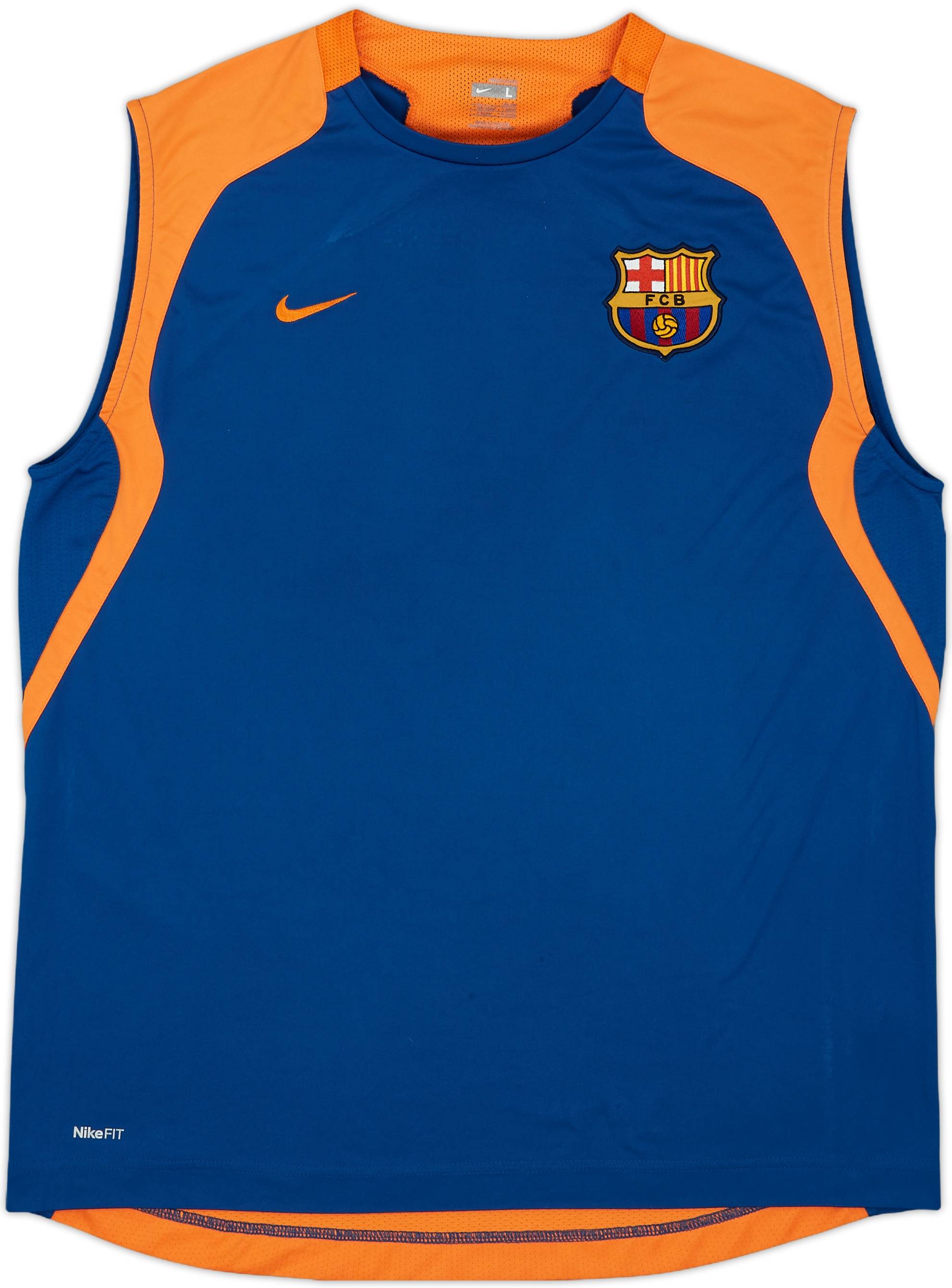 2007-08 Barcelona Nike Training Vest - 9/10 - (L)