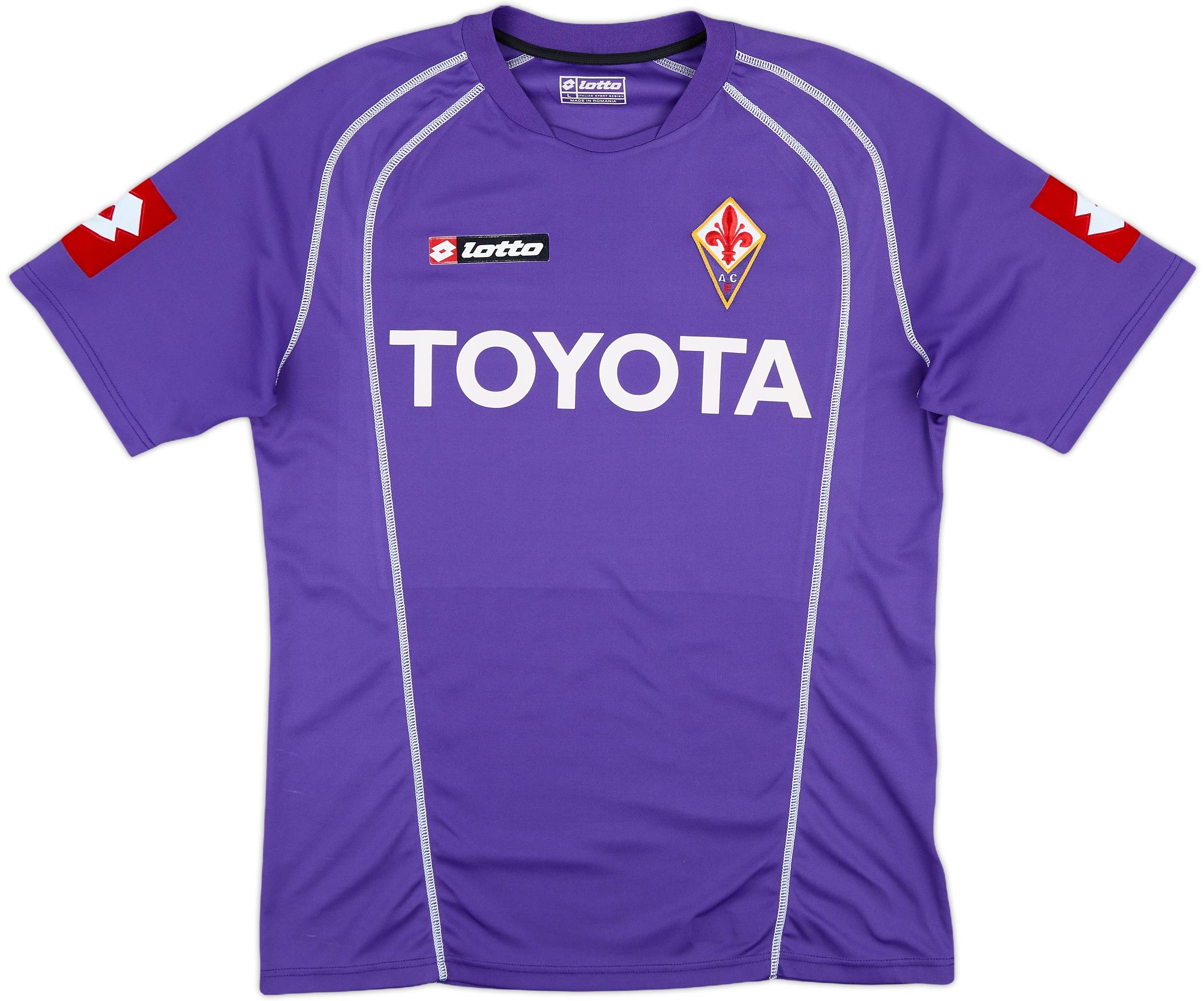 【お1人様1点限り】 2005-07 (L) - 8/10 - Shirt Home Fiorentina ウェア