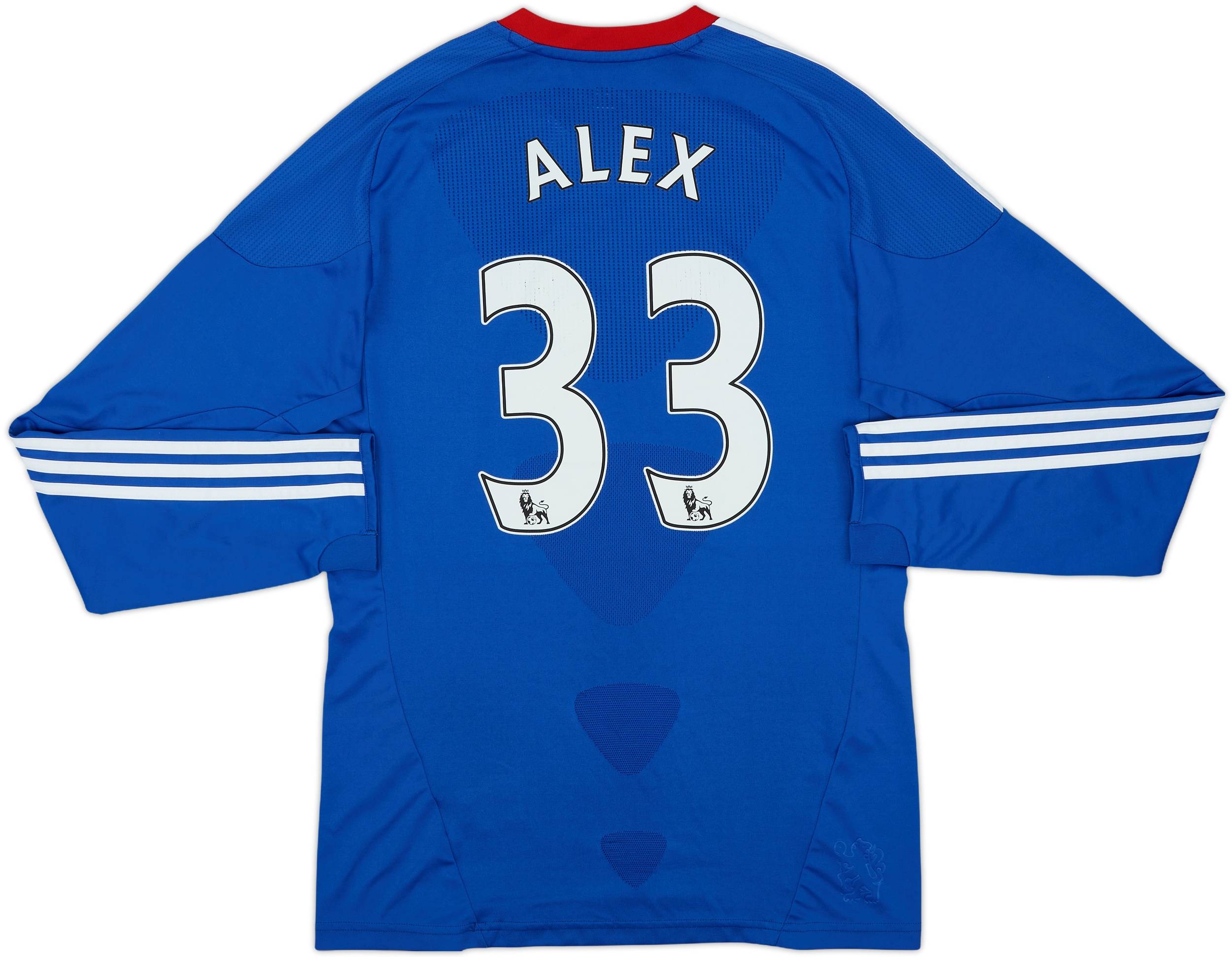 2010-11 Chelsea Home L/S Shirt Alex #33 - 7/10 - (S)