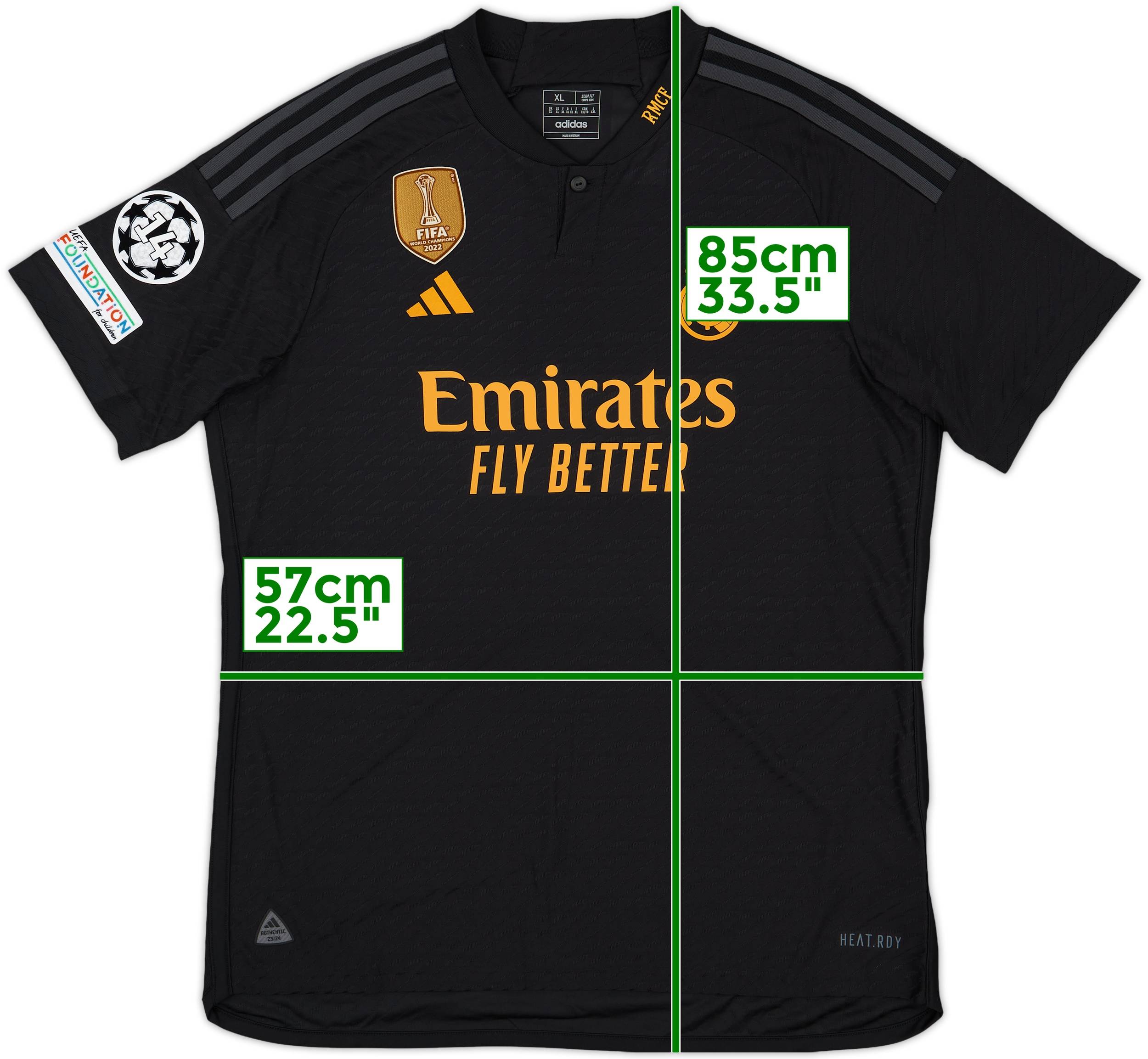 2023-24 Real Madrid Authentic Third Shirt Bellingham #5 - 10