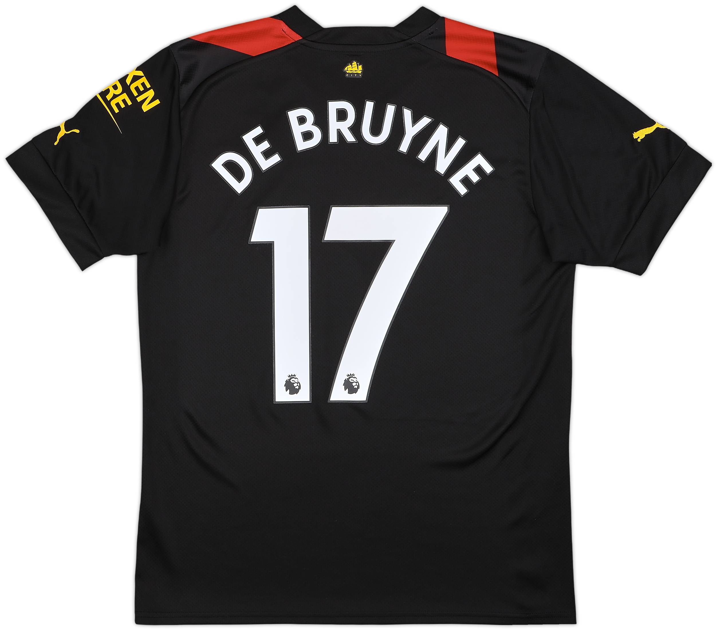 2022-23 Manchester City Away Shirt De Bruyne #17 - 8/10 - (M)