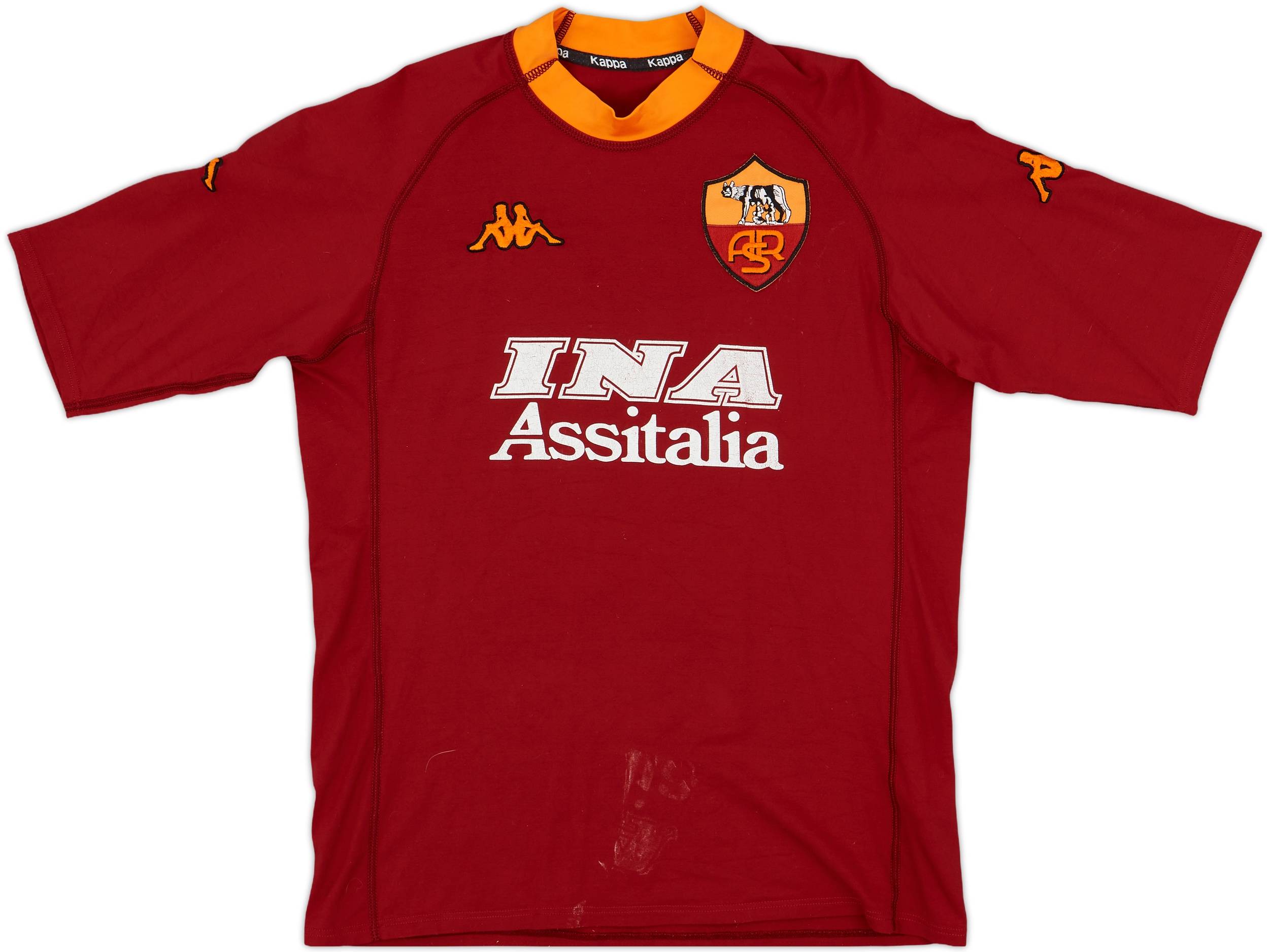充実の品 #10 Totti Shirt Home Roma 2000-01 - (L) - 5/10 ウェア