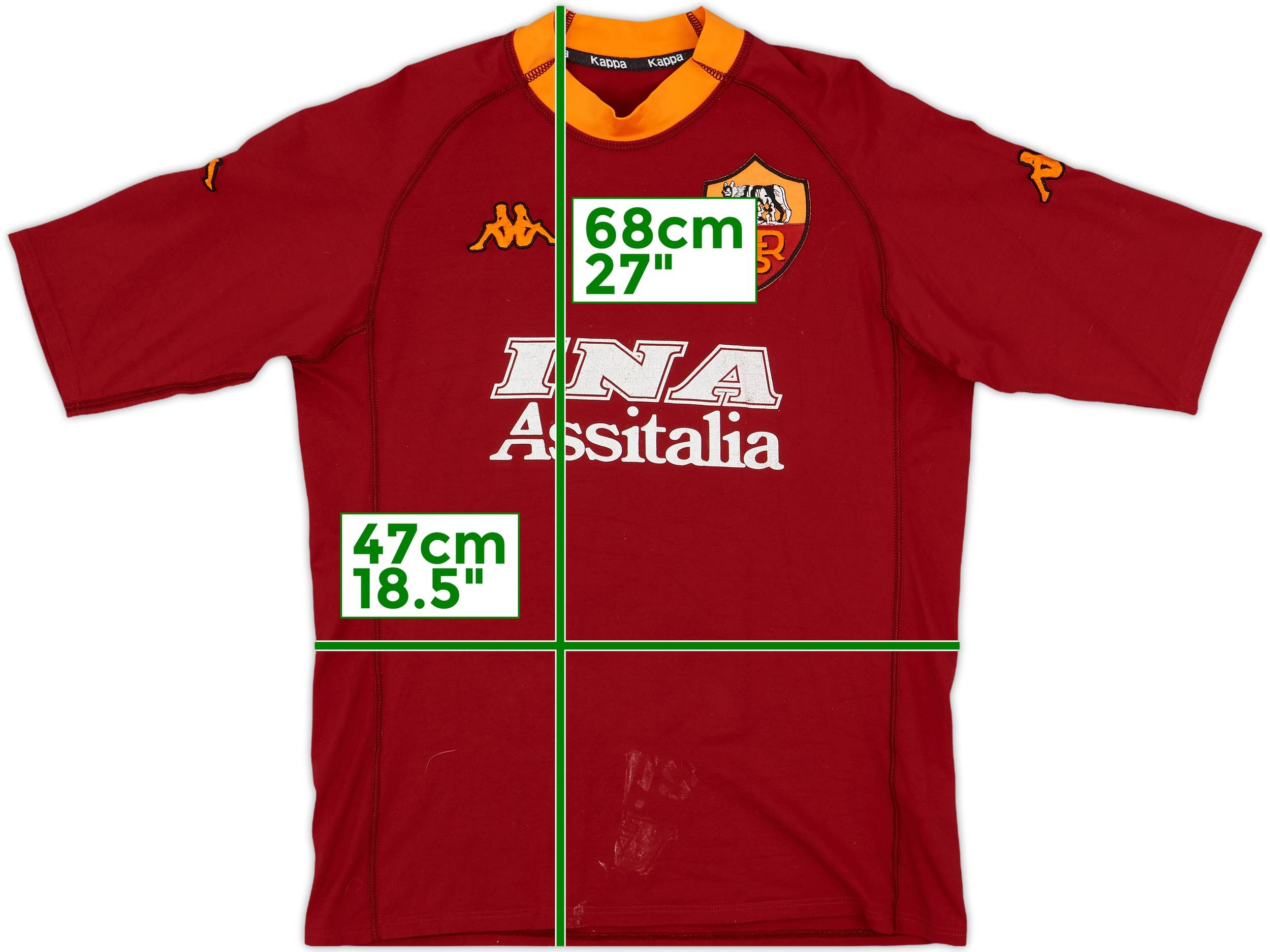 2010-11 Roma Home Shirt Totti #10 - 9/10 - (L)