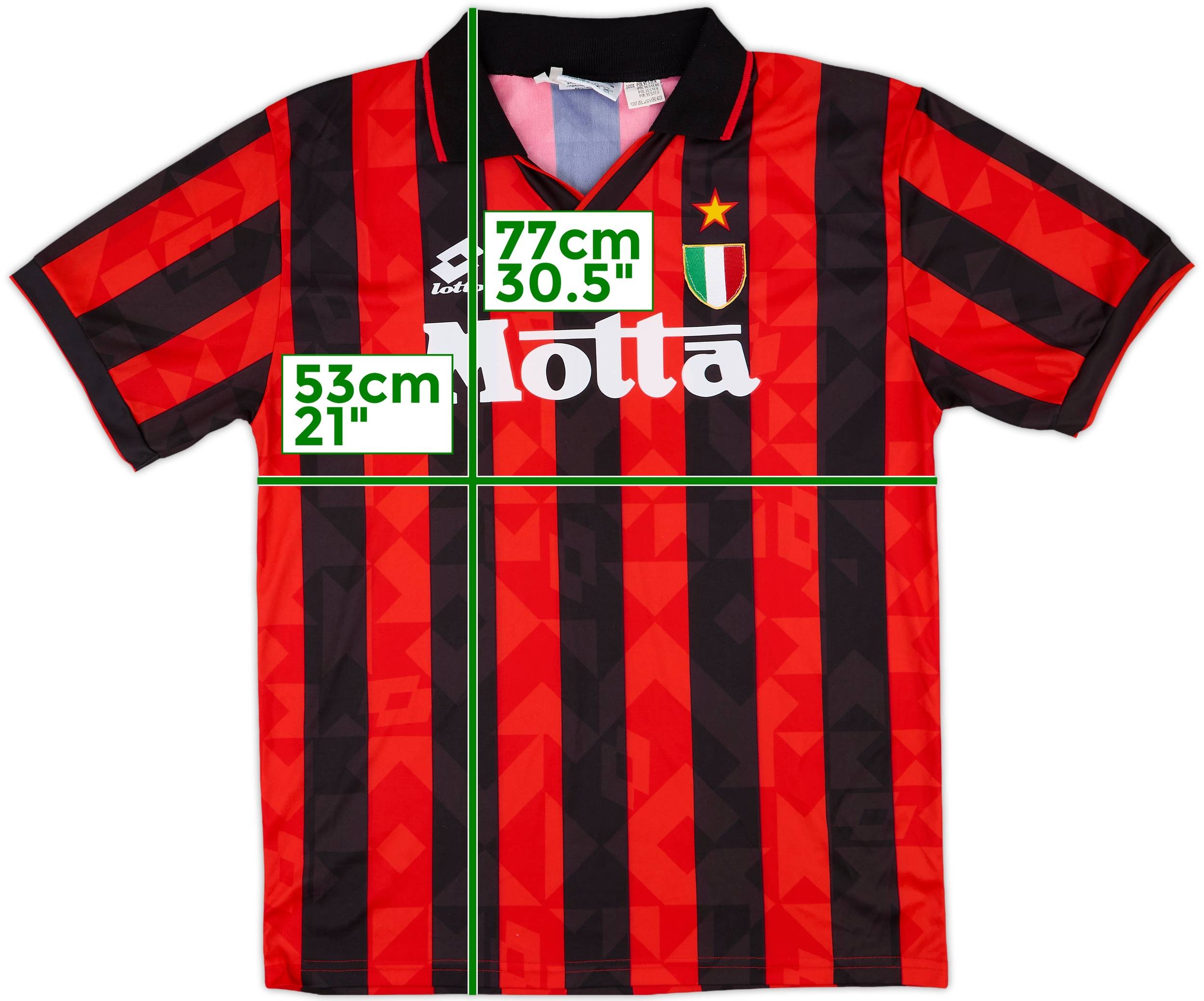 MILAN HISTORICAL HOME JERSEY 1993/94 | AC Milan Store