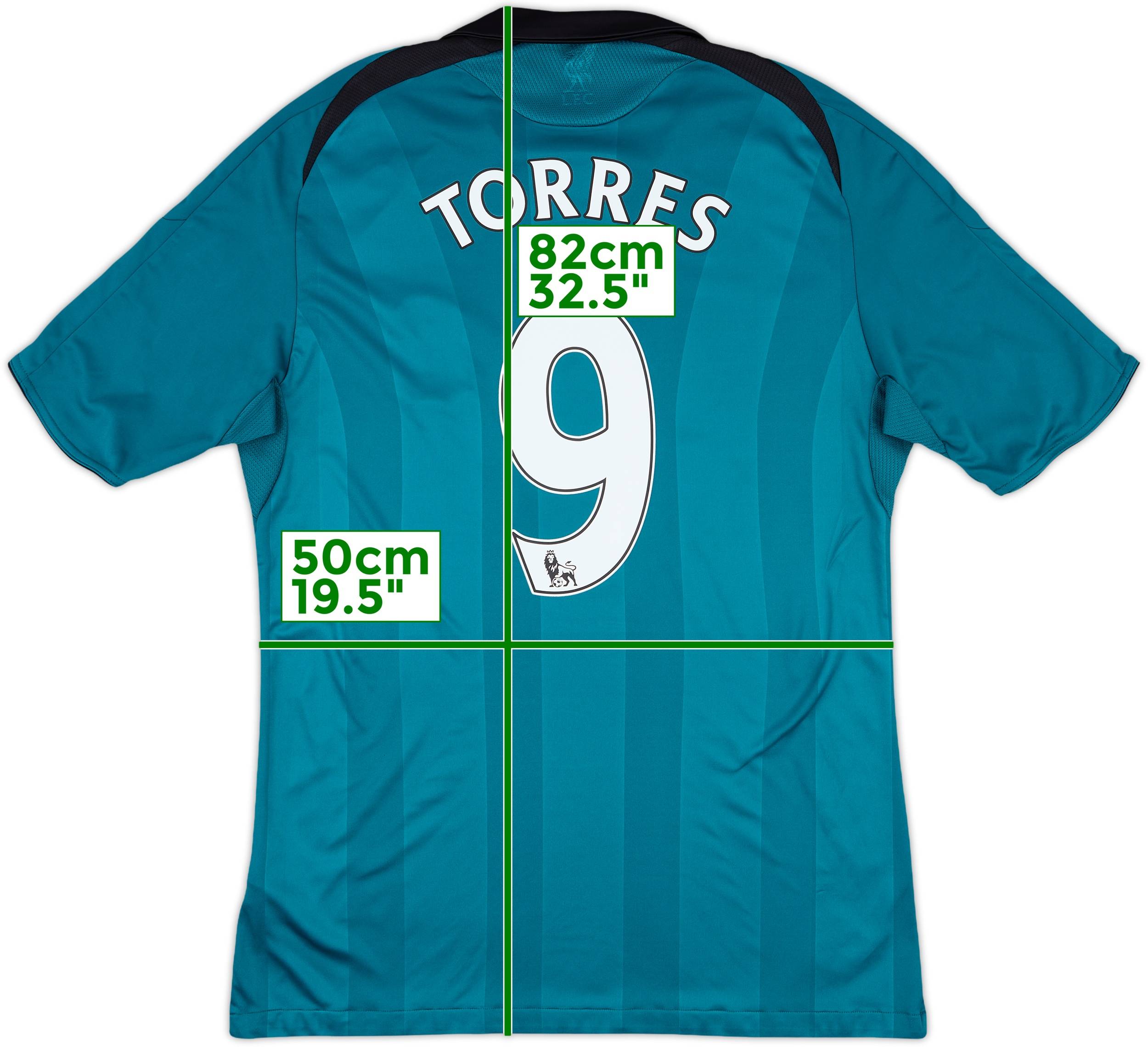 2008-09 Liverpool Third Shirt Torres #9 - 8/10 - (M)