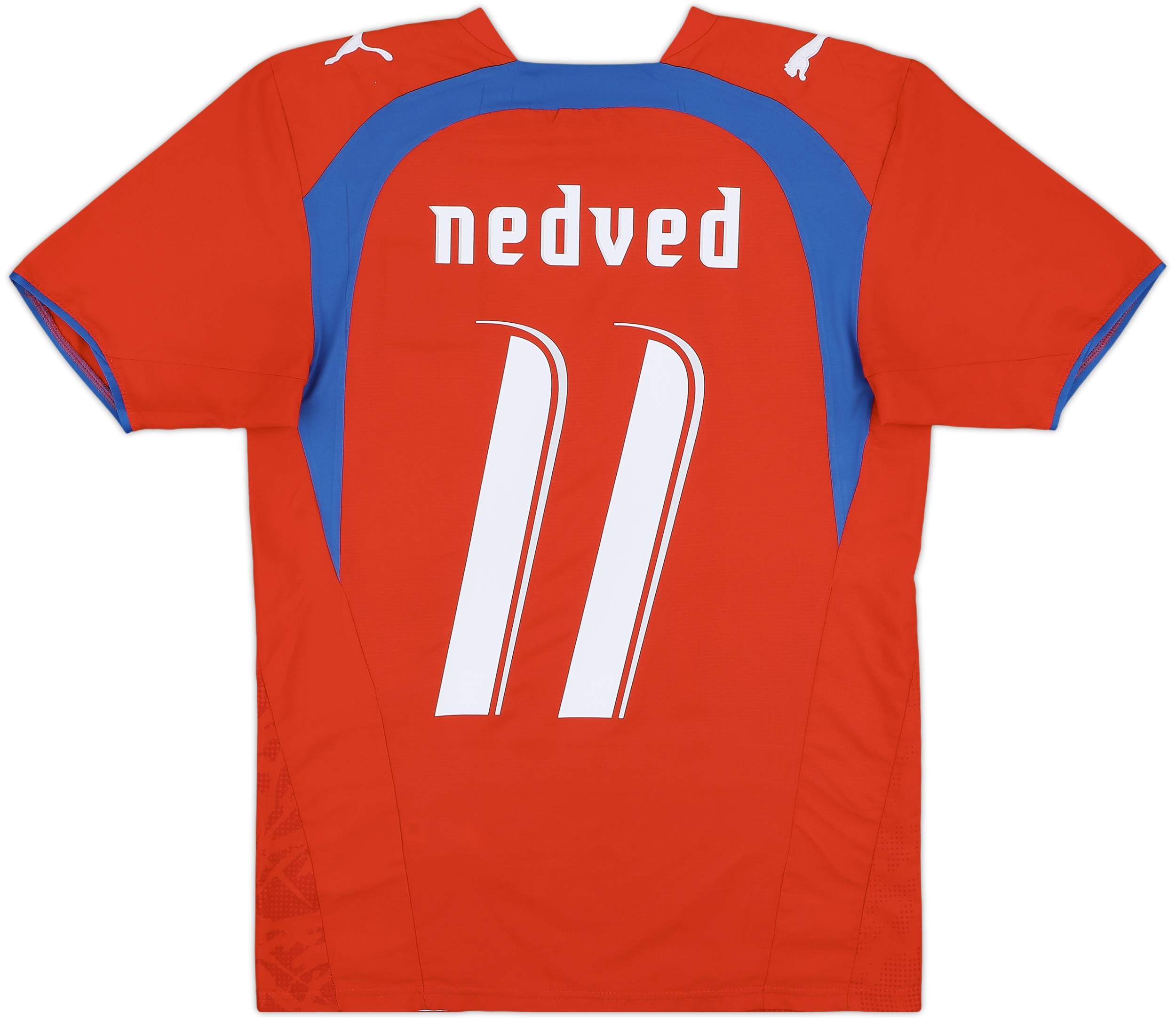 2006-08 Czech Republic Home Shirt Nedved #11 - 8/10 - (S)