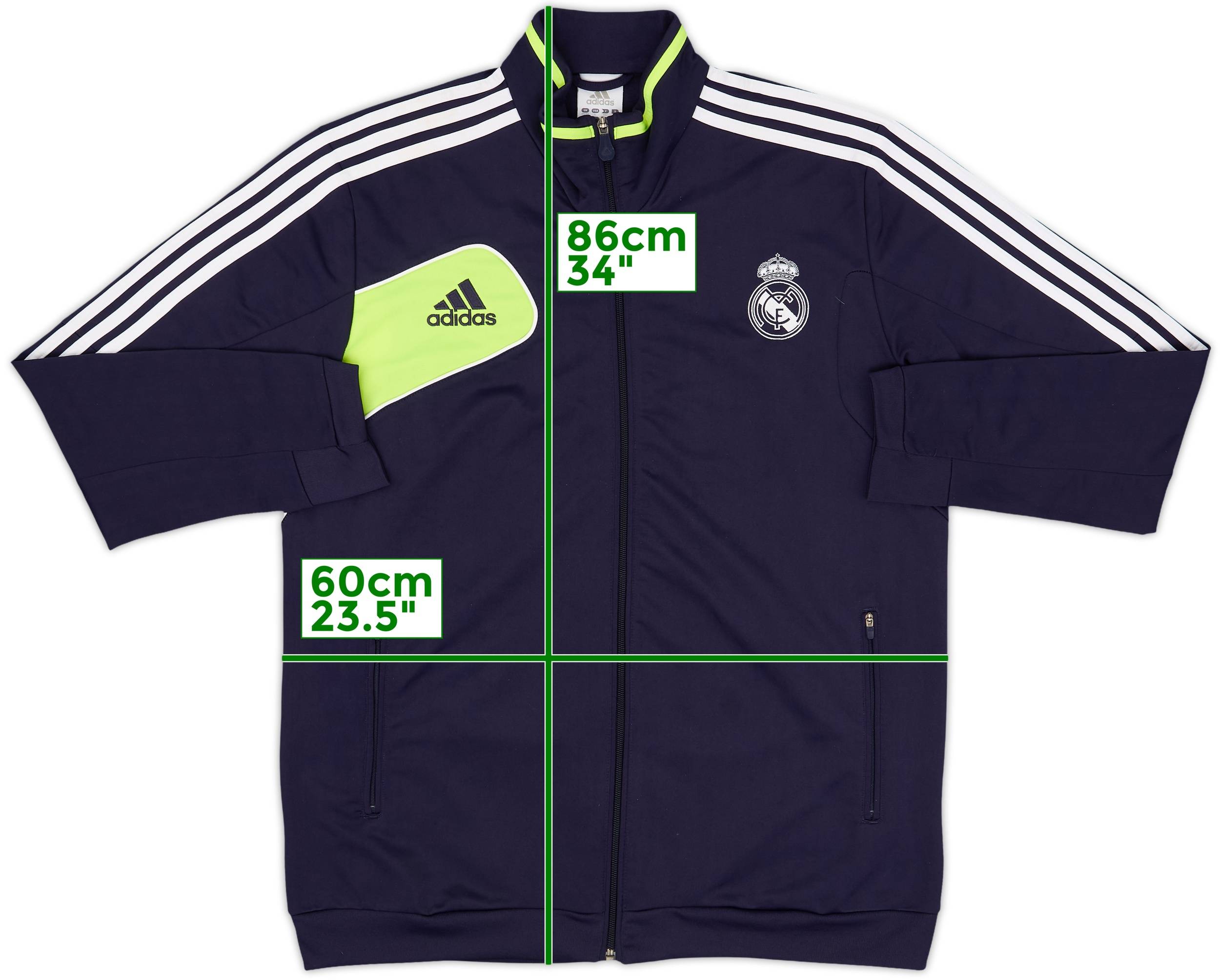 2001-02 Real Madrid adidas Centenary Track Jacket - 8/10