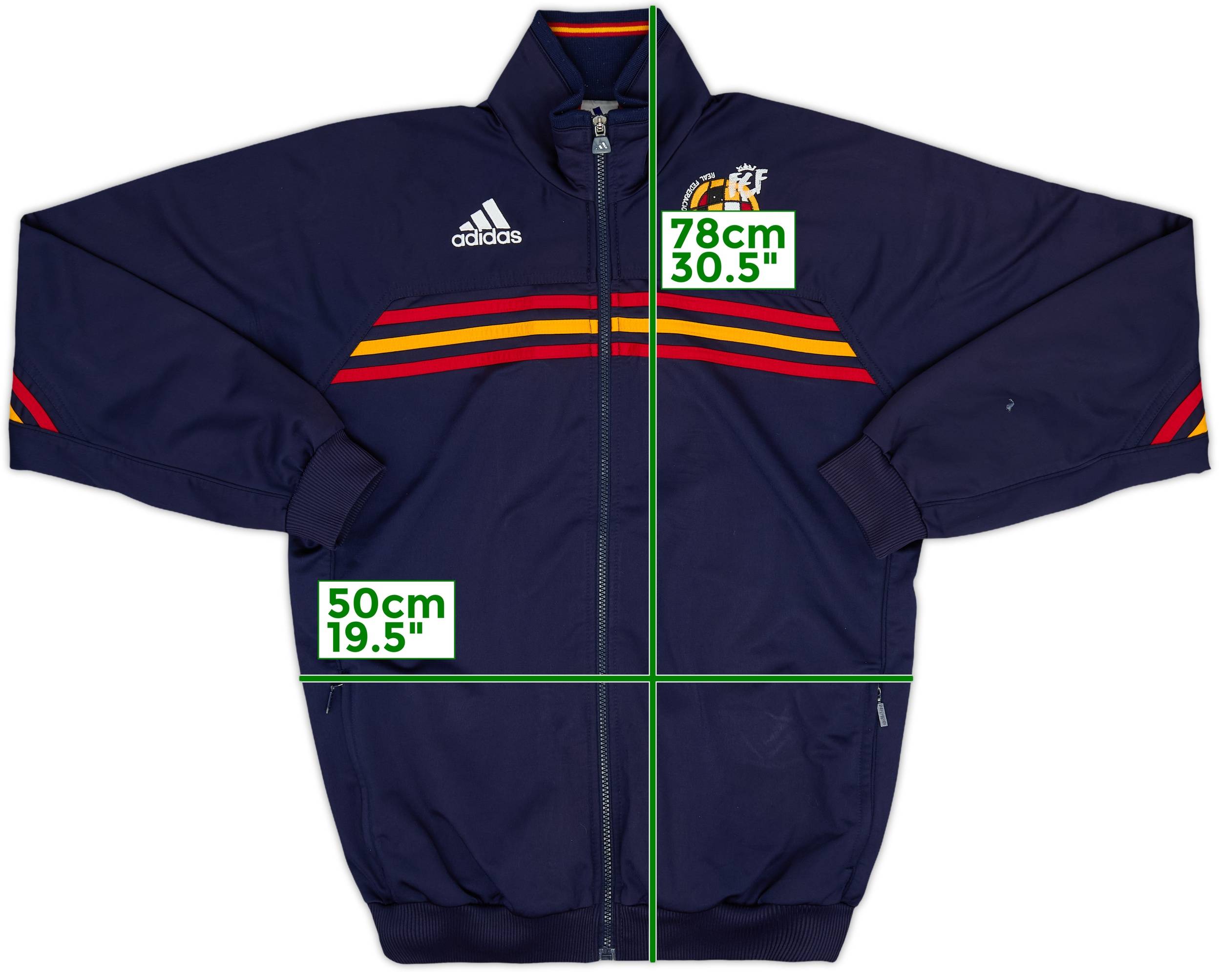 98-99 adidas スペイン代表 サッカー トラックジャケット ジャージ