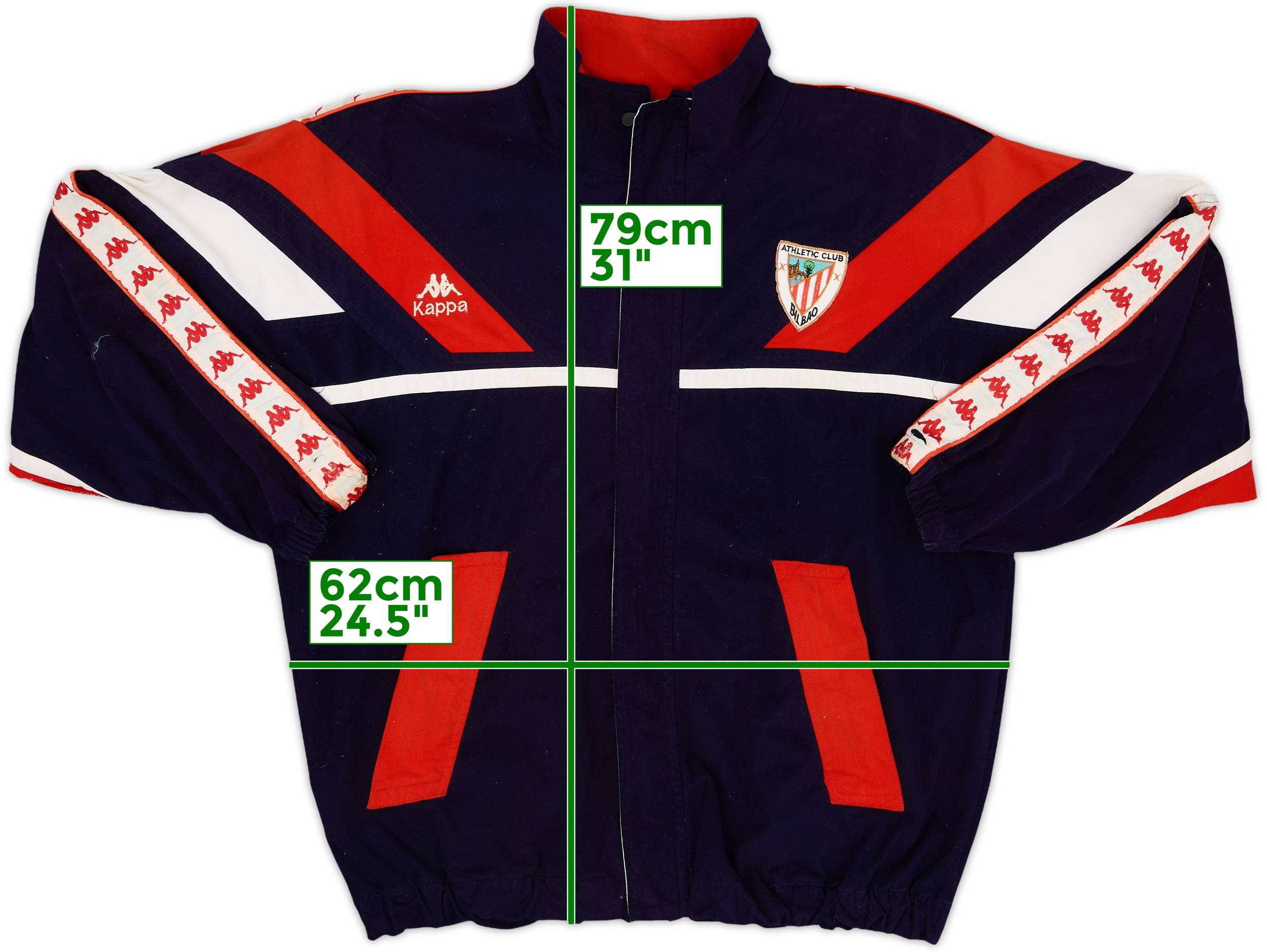 激安大特価！ Kappa Bilbao Athletic 1994-95 Track (XL) - 8/10 - Jacket ウェア