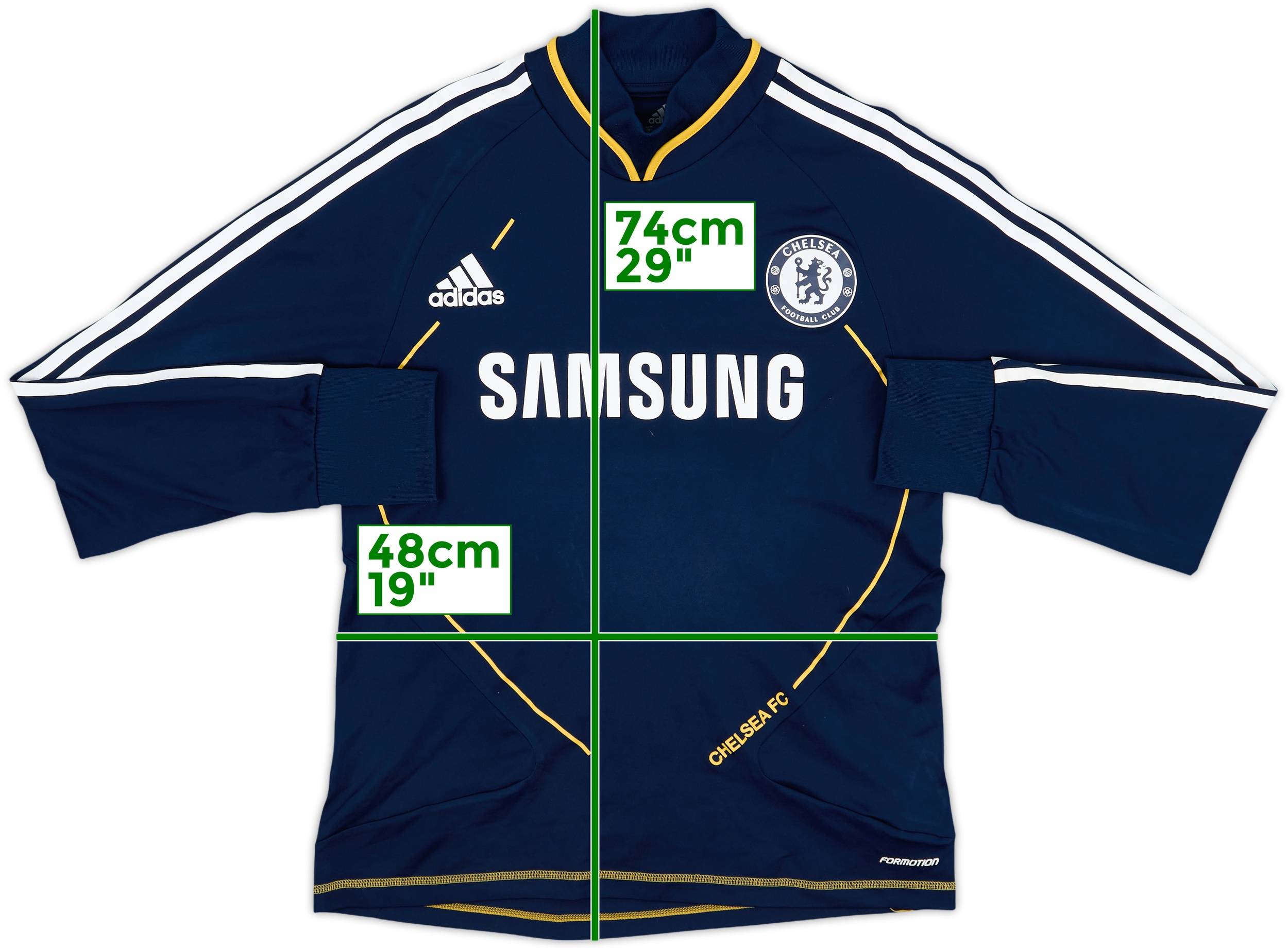 2010-11 Chelsea adidas Formotion Training L/S Shirt - 10/10