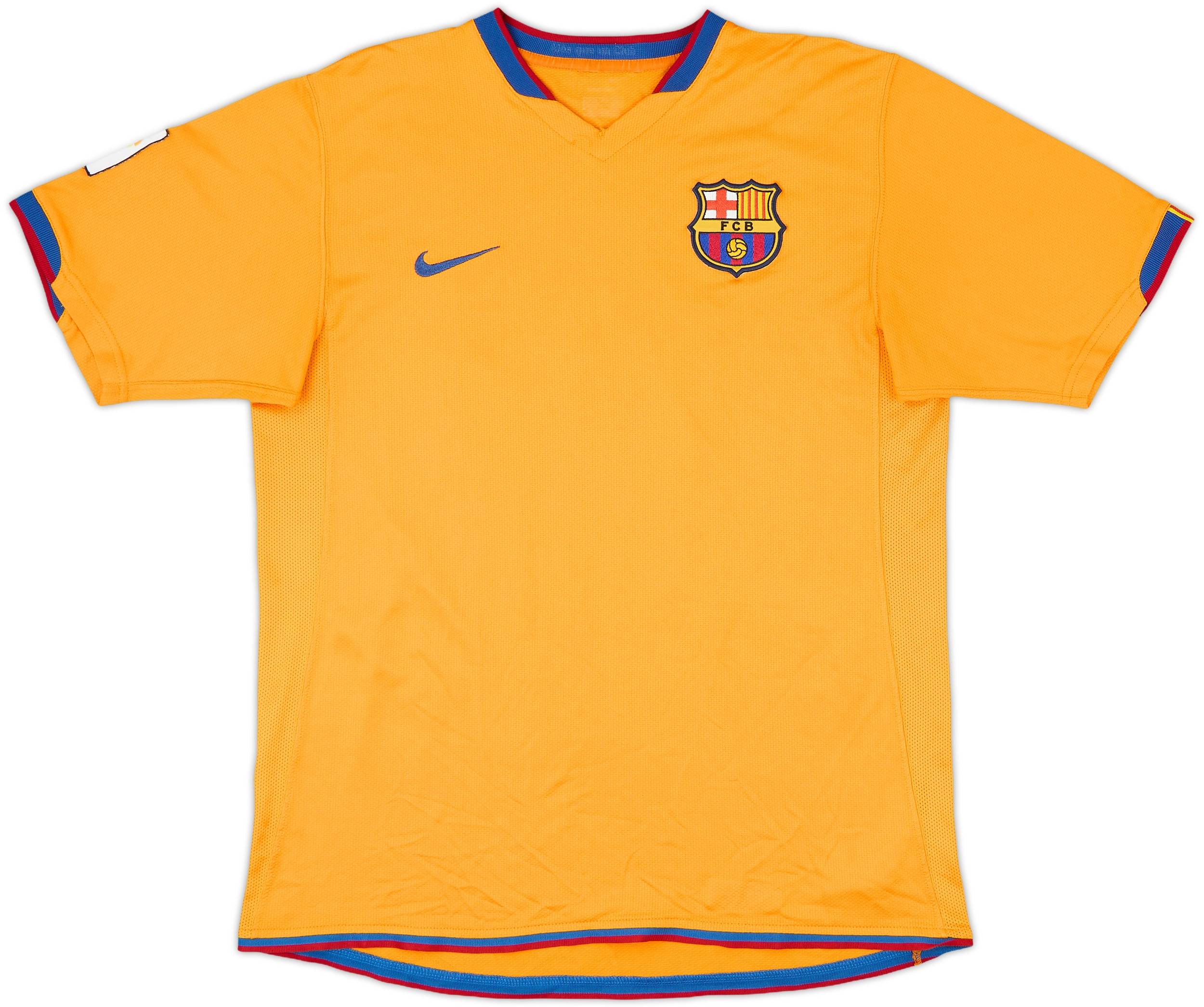 2006-08 Barcelona Away Shirt Ronaldinho #10 - 7/10 - (M)