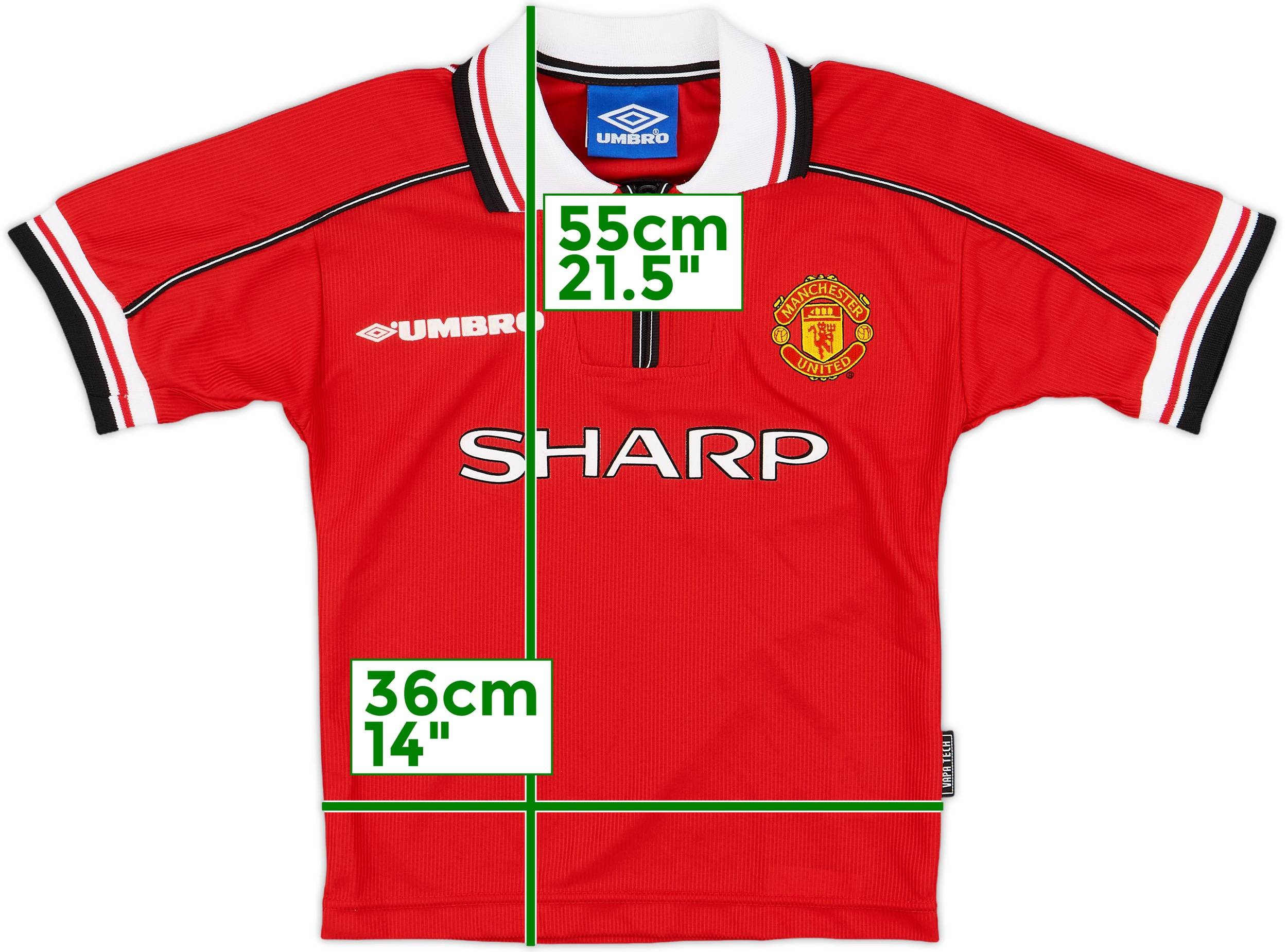 超安い品質 1998-00 Manchester United Home Shirt - 10/10 - (6-7 Years) ウェア