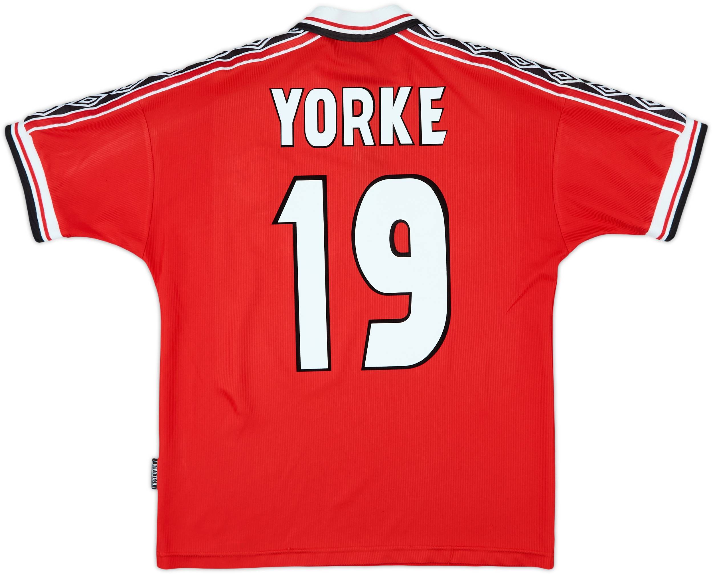 話題の人気 1998-00 Manchester United Home Shirt Yorke #19 - 9/10 - (M) ウェア