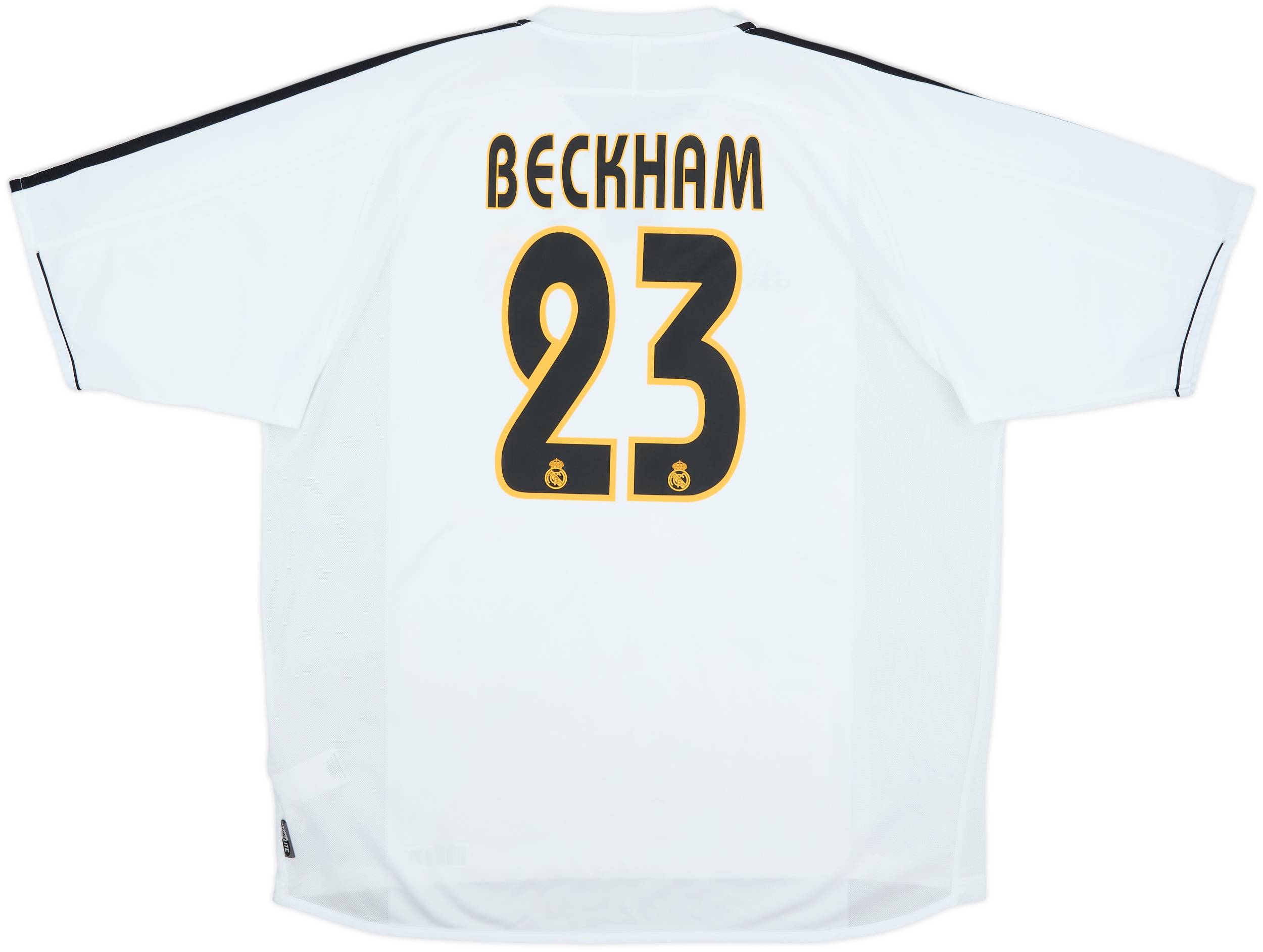 23 David Beckham Real Madrid Adidas 2003/04 Home Vintage