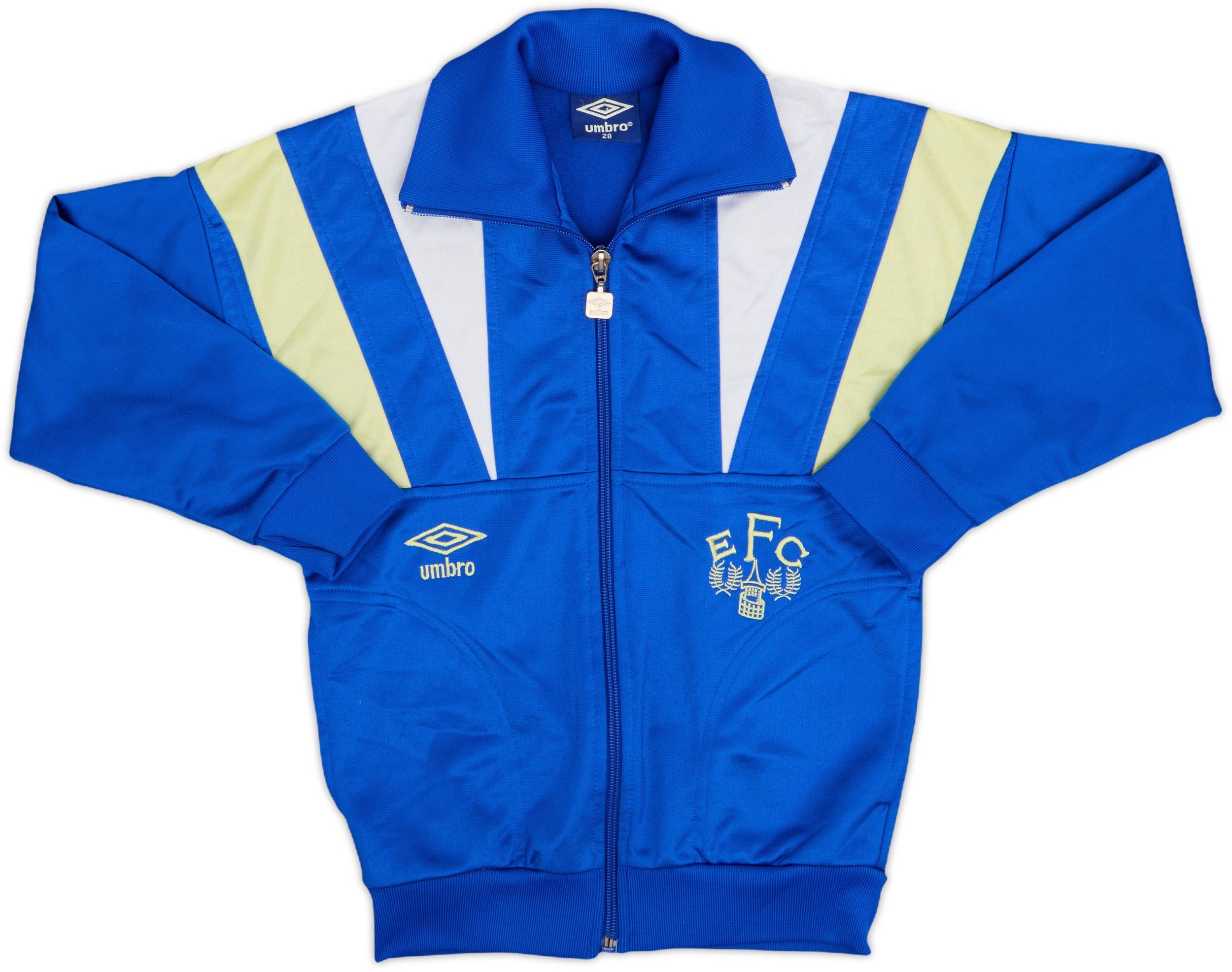 1988-90 Everton Umbro Track Top - 9/10 - (S.Boys)