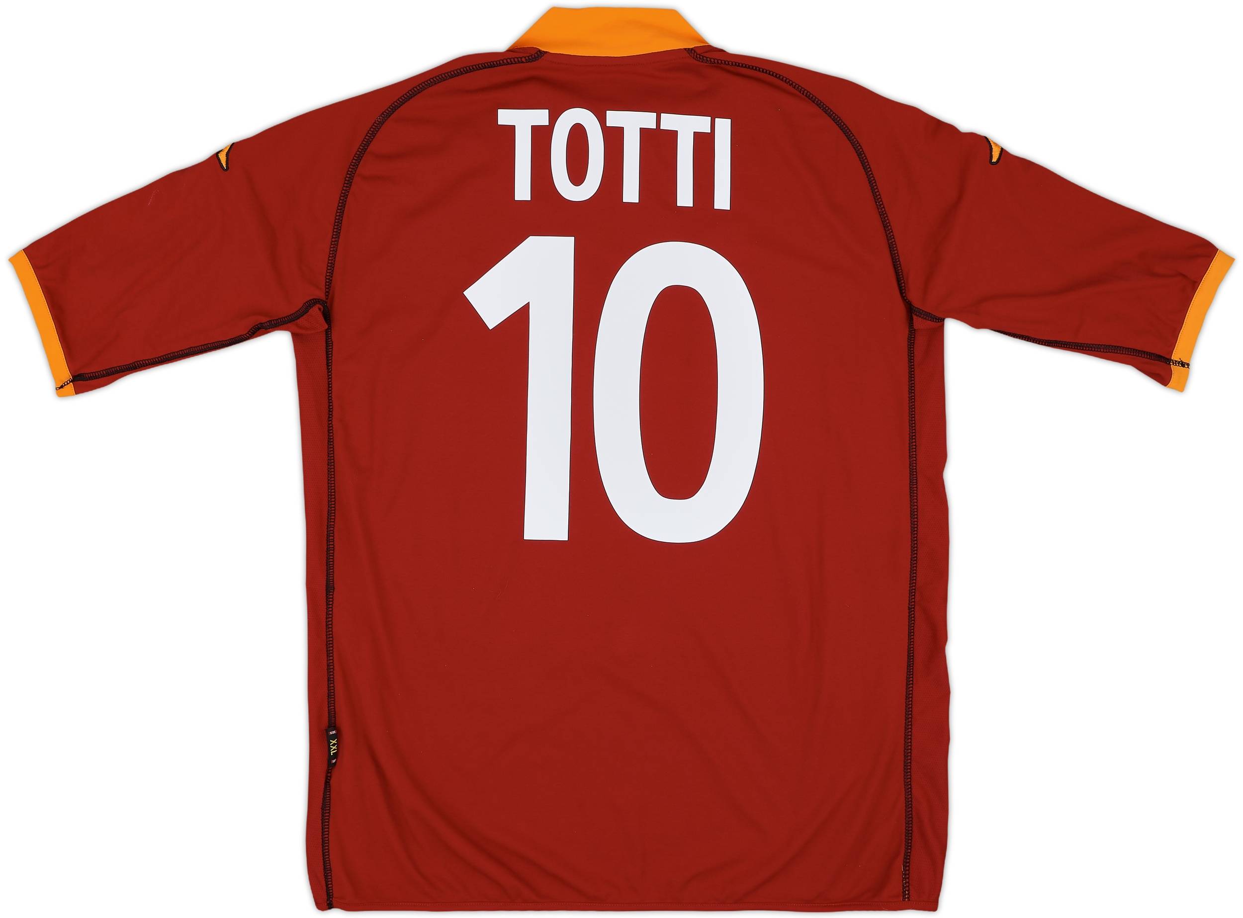 2000-01 Roma Home Shirt Totti #10 - 5/10 - (L)