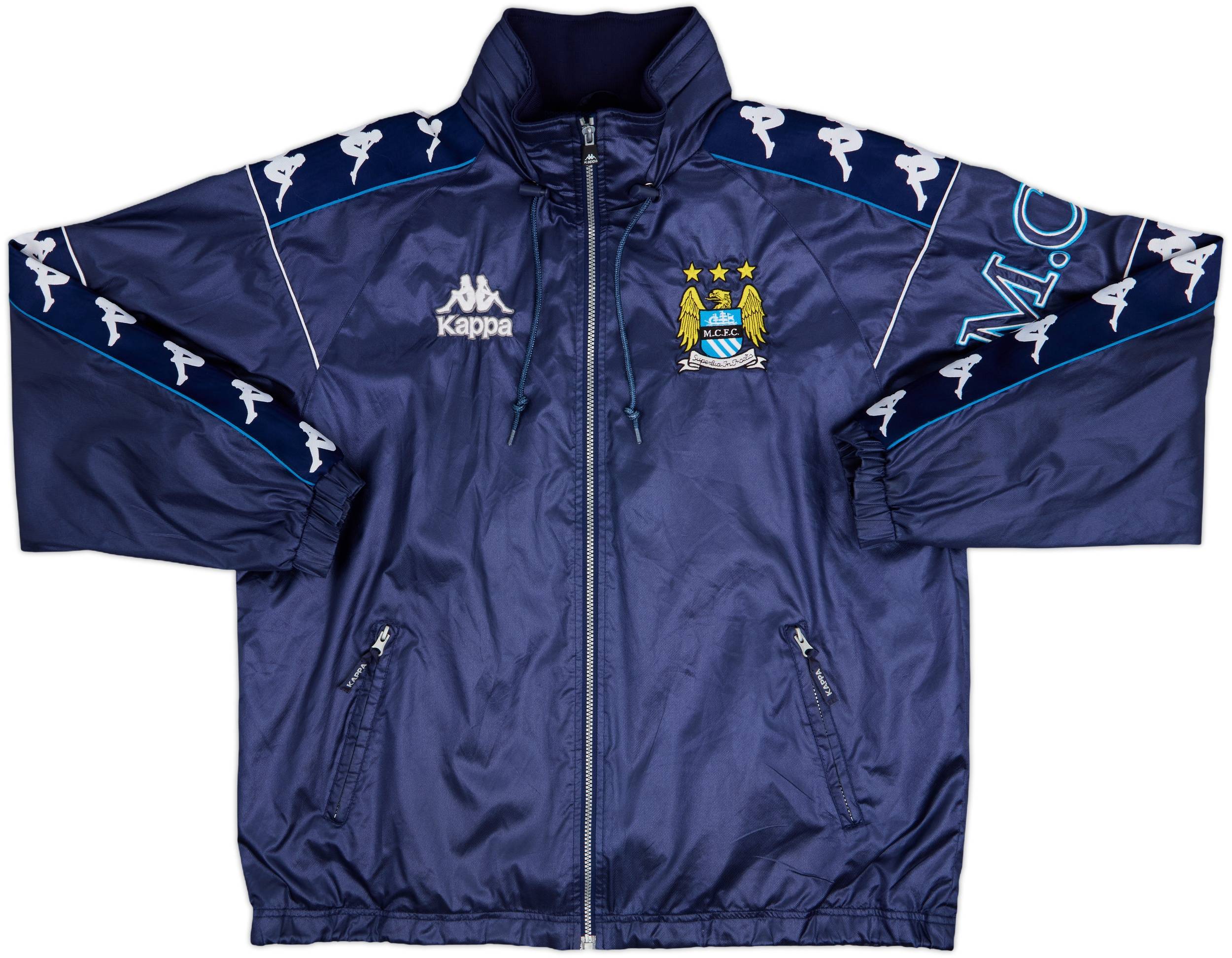 Men's Navy Manchester City Full-Zip Wind Jacket